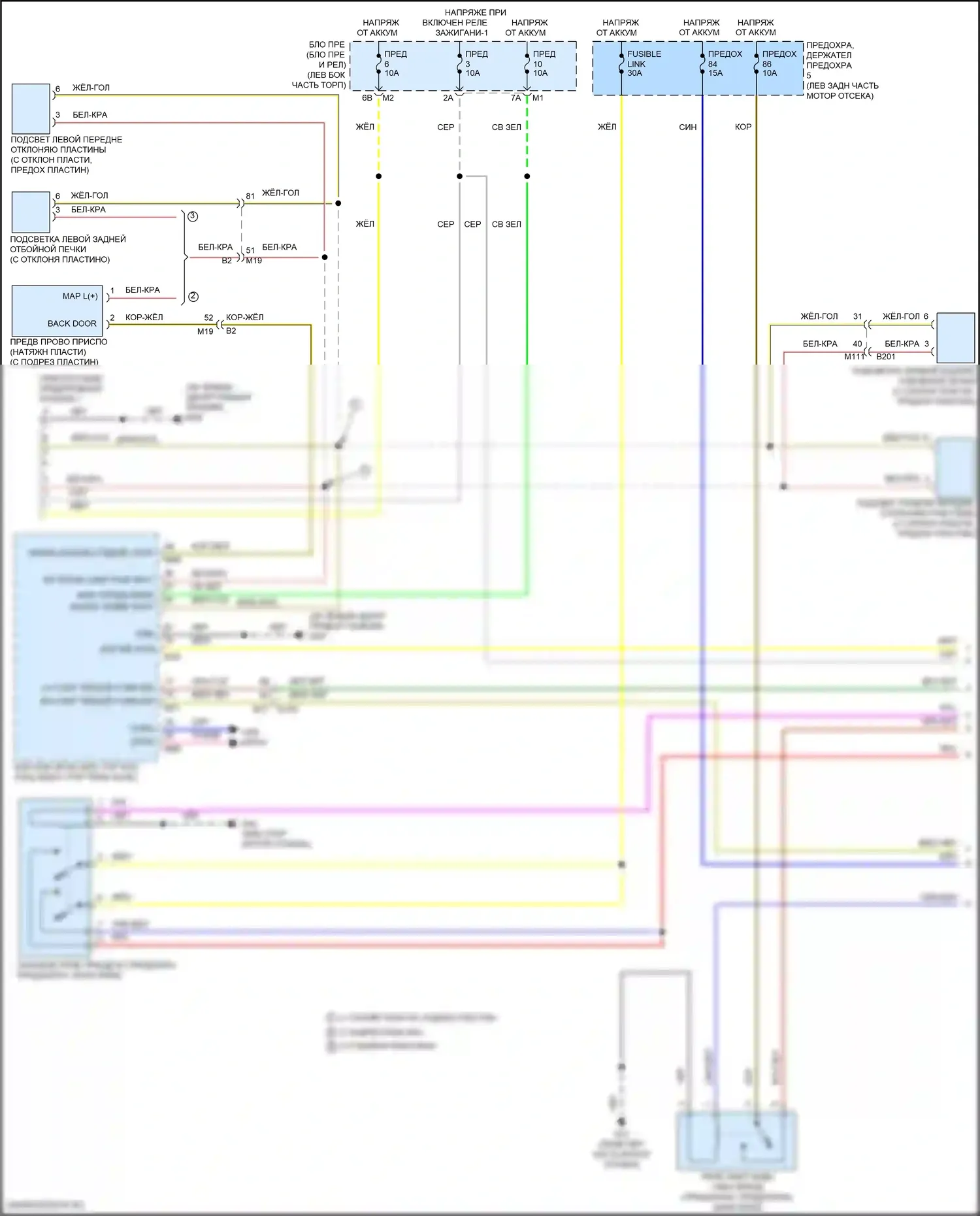 QX80 Infiniti I рестайлинг 3 (2020-2024): Электросхема буксировки прицепа (1 из 2) 