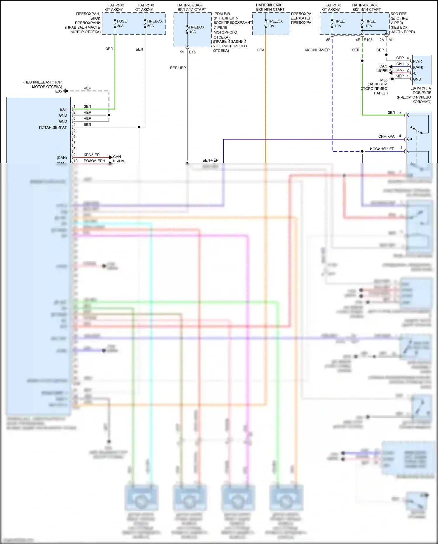 QX80 Infiniti I (2013-2014): Антиблокировочная система abs электросхема 