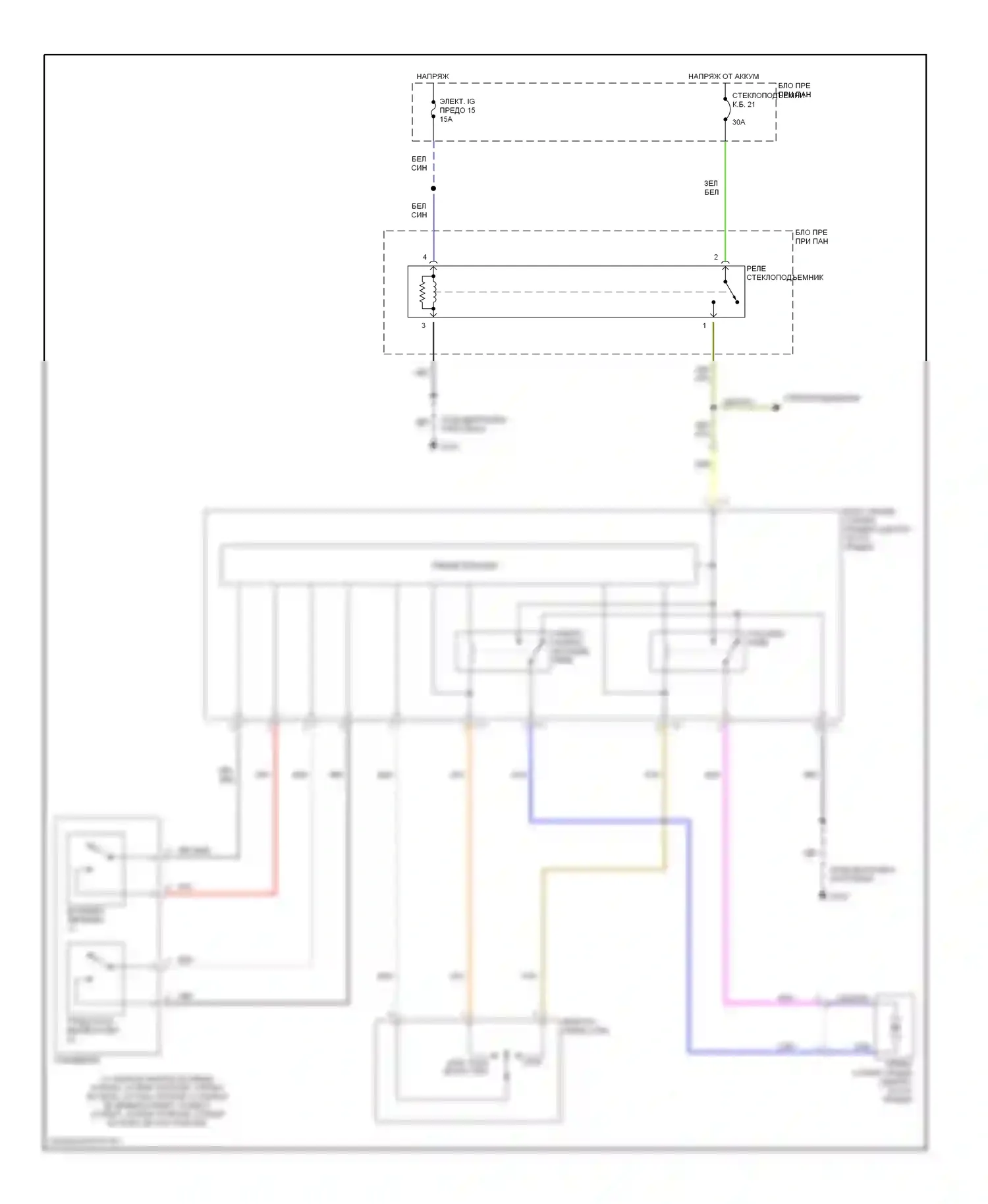Amigo Isuzu II (1998-2000): Складная крыша/цепи штриховки 