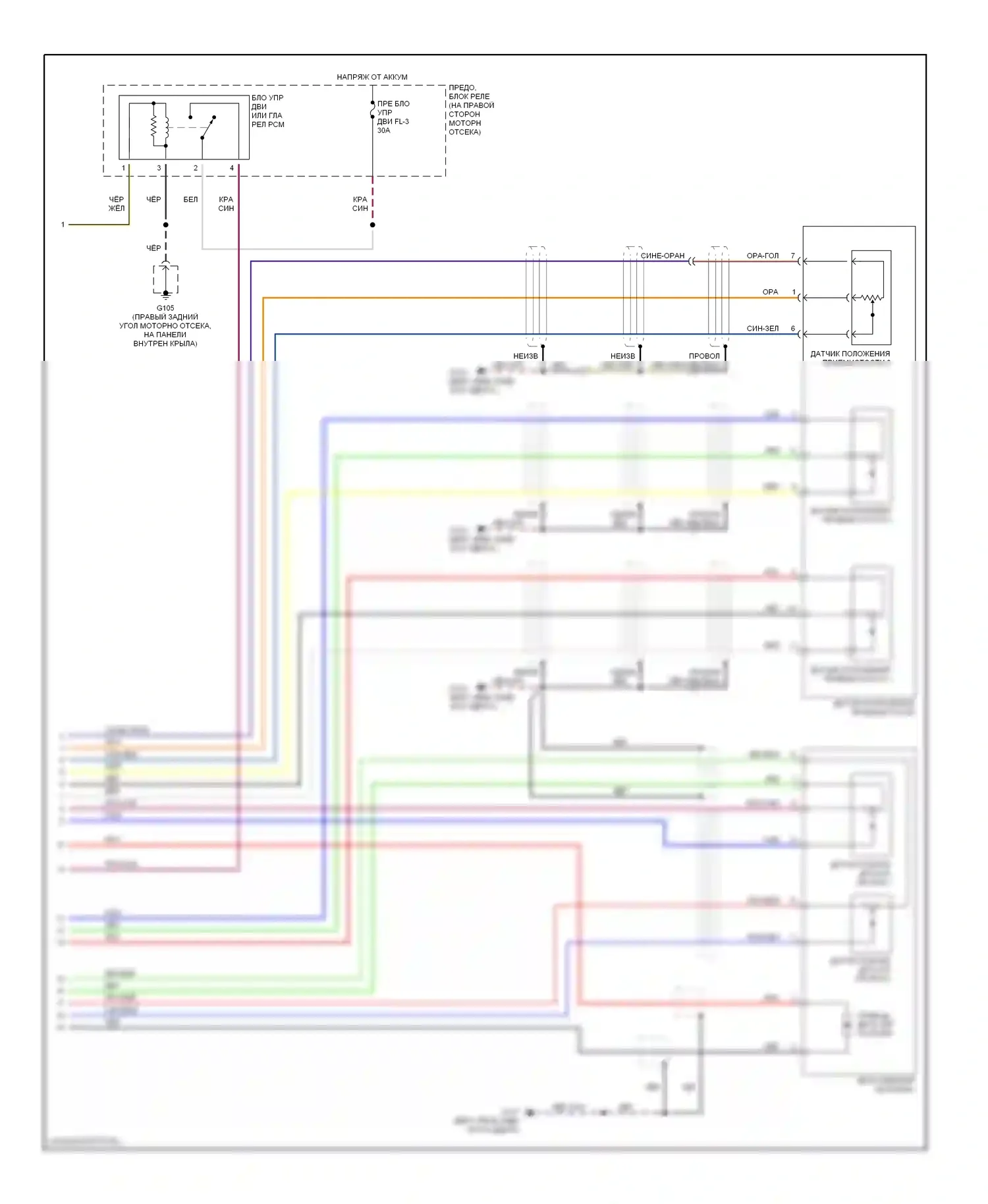 Trooper Isuzu II (1992-2002): Электросхема круиз-контроля (2 из 2) 