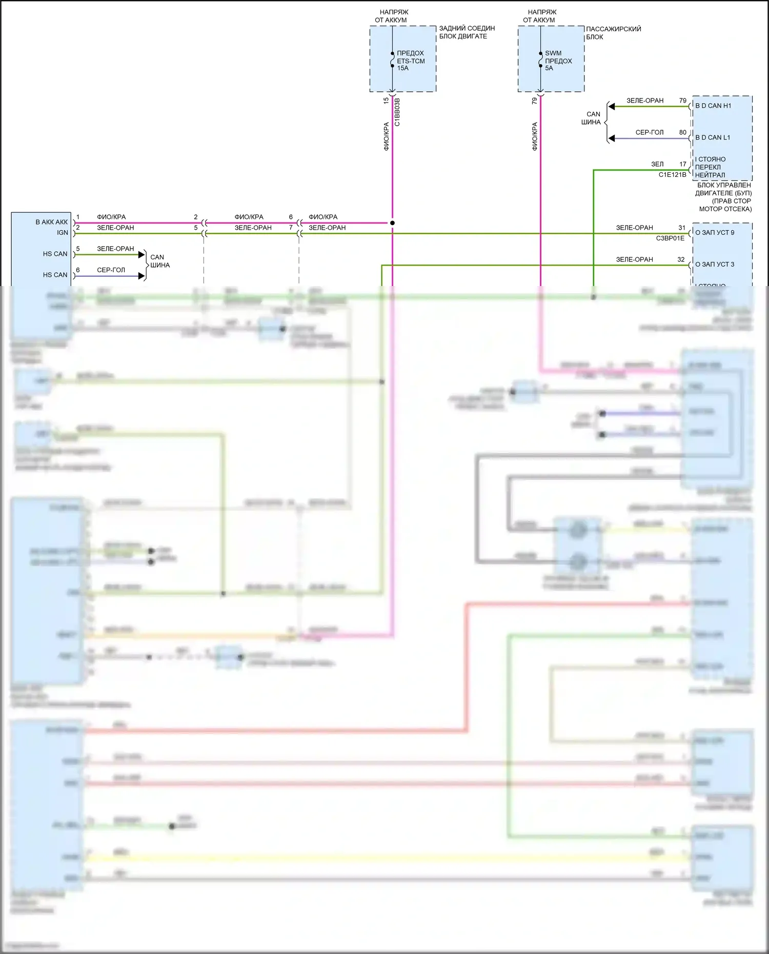 F-Pace Jaguar I (2016-2020): 3.0l sc, электросхема автоматической коробки передач 