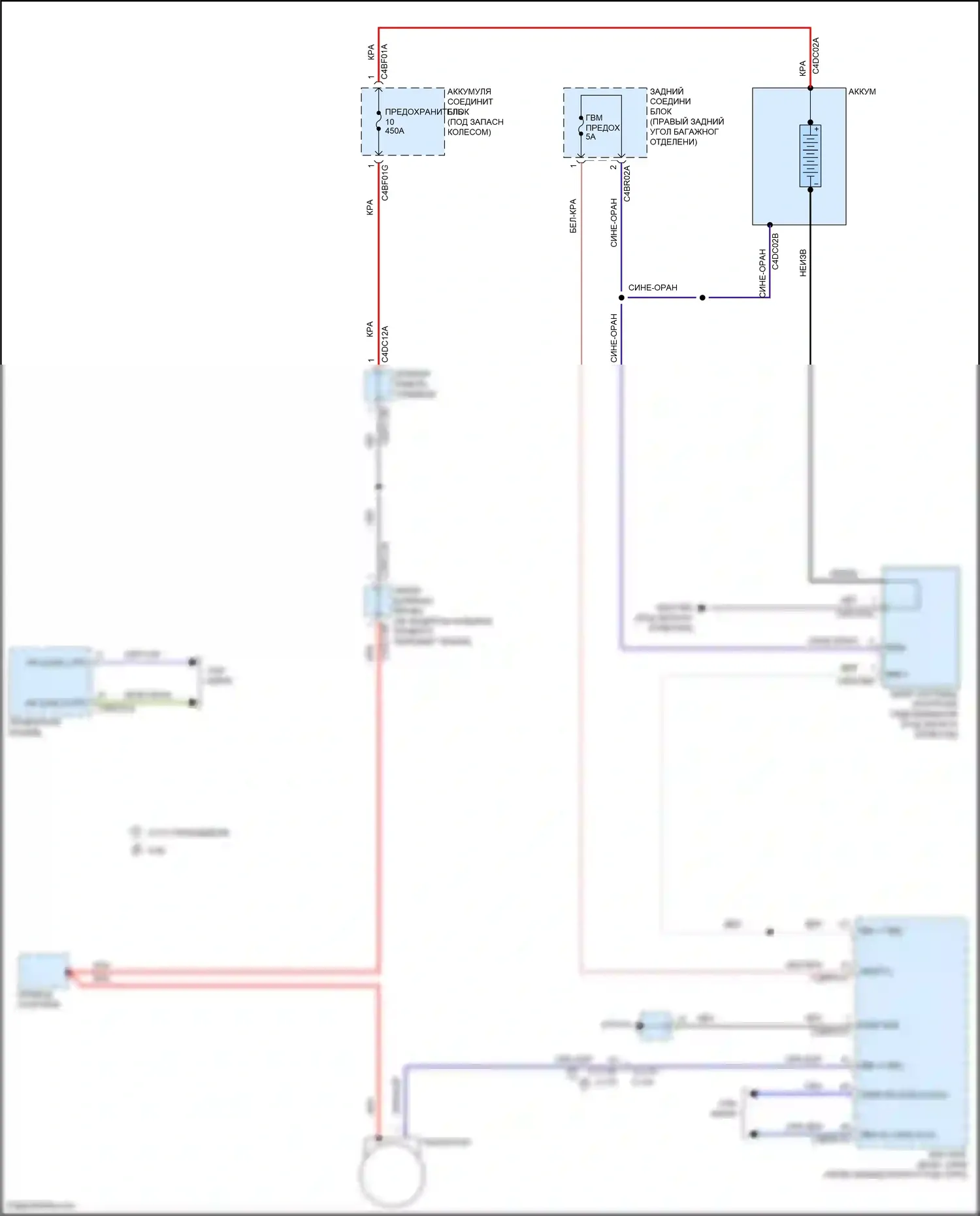 F-Pace Jaguar I (2016-2020): 3.0l sc, электросхема генератора 