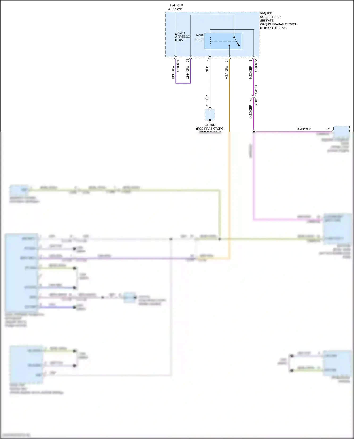 XE Jaguar I (2015-2019): 3.0l sc, awd электросхема 