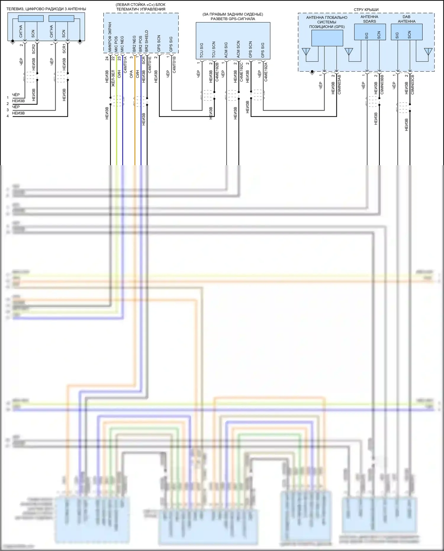 XF Jaguar II (2015-2020): Электросхема навигации, премиум 17-акустическая система (2 из 5) 