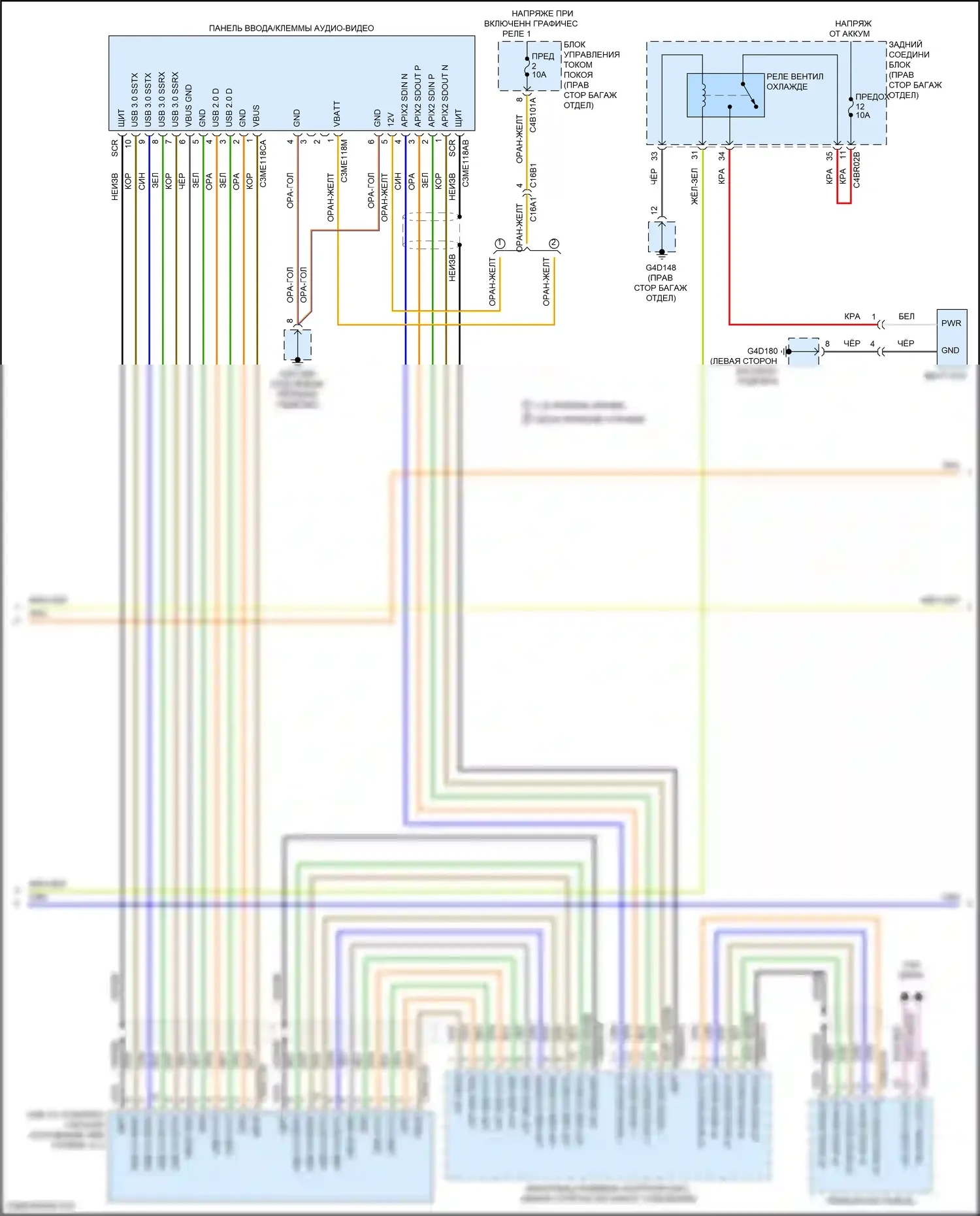 XF Jaguar II (2015-2020): Электросхема навигации, премиум 17-акустическая система (3 из 5) 
