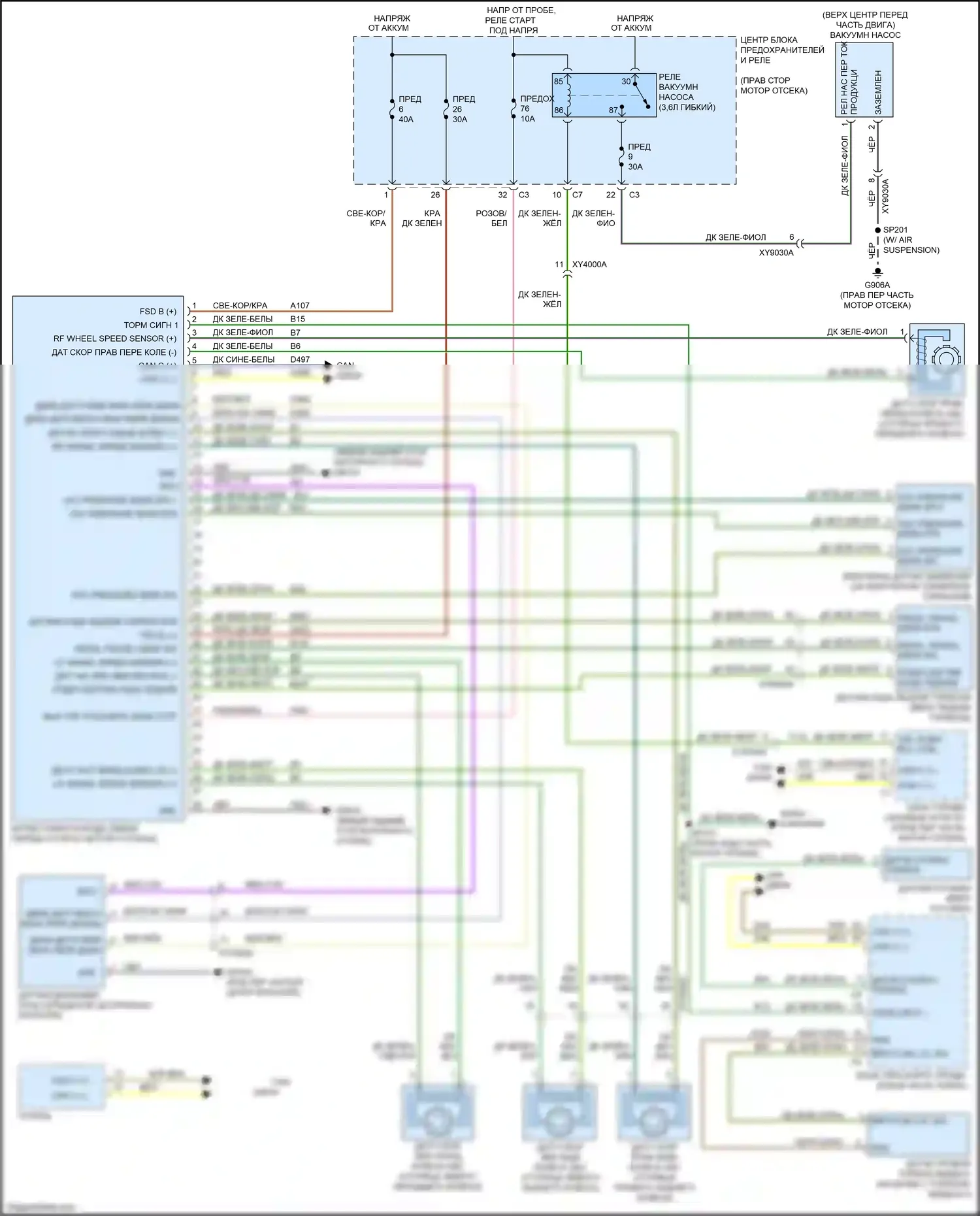 Cherokee Jeep V рестайлинг (2018-2024): Антиблокировочная система abs электросхема 