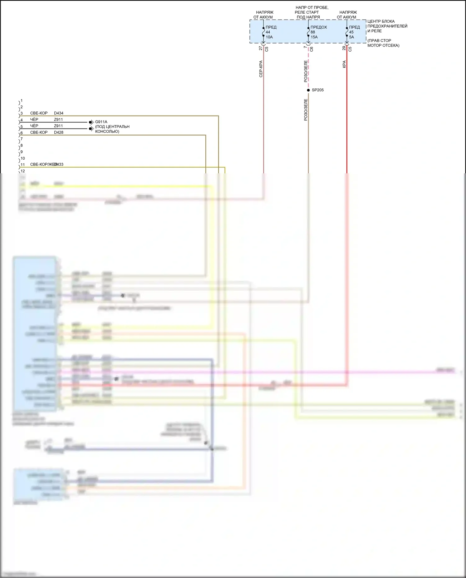 Cherokee Jeep V рестайлинг (2018-2024): Can шина электросхема (1 из 5) 