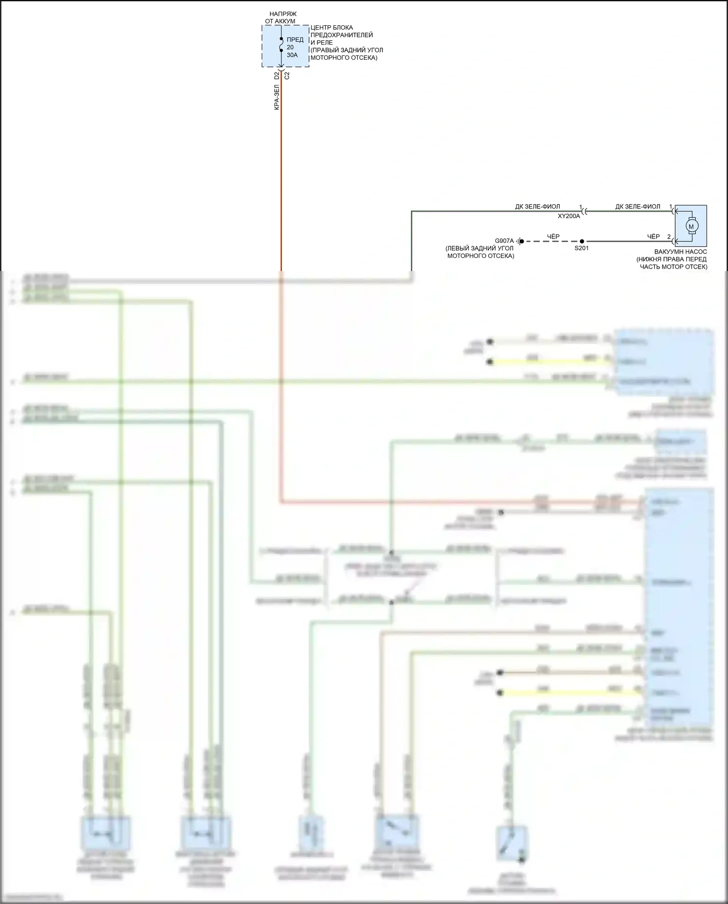Gladiator Jeep JT (2019-2023): Антиблокировочная система abs электросхема (2 из 2) 