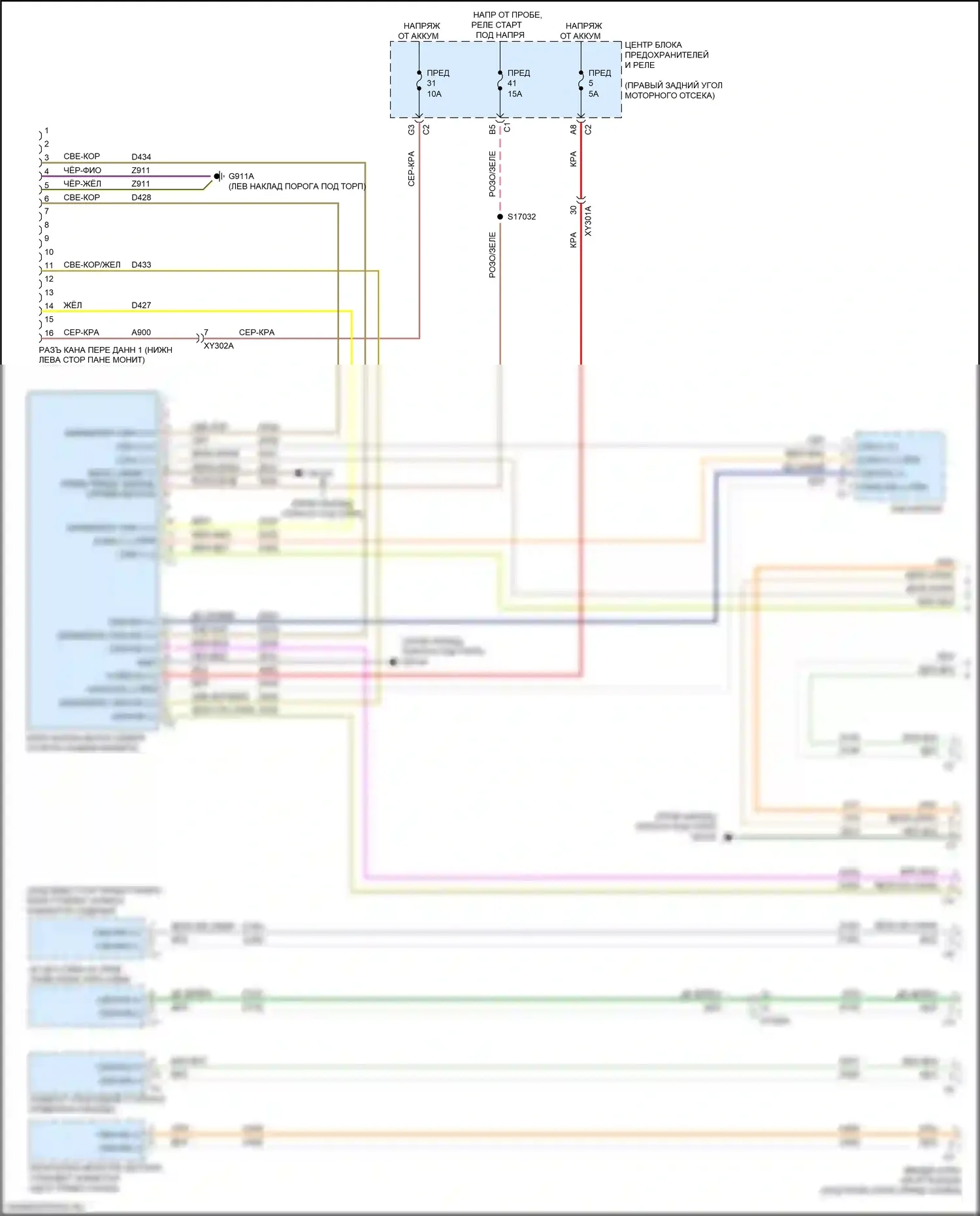 Gladiator Jeep JT (2019-2023): Can шина электросхема (1 из 4) 