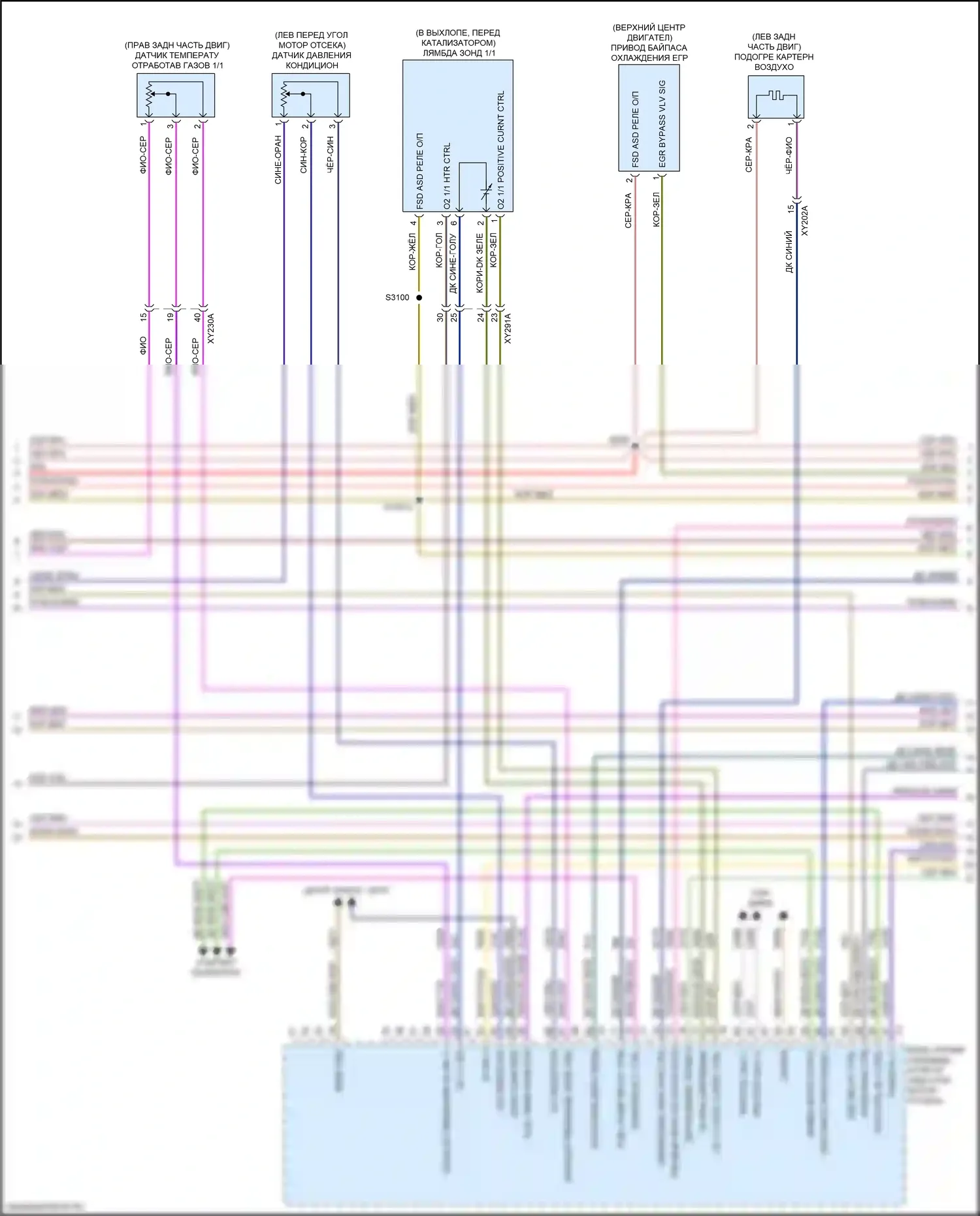 Gladiator Jeep JT (2019-2023): Электросхема двигателя 3.0л турбо дизель (3 из 10) 
