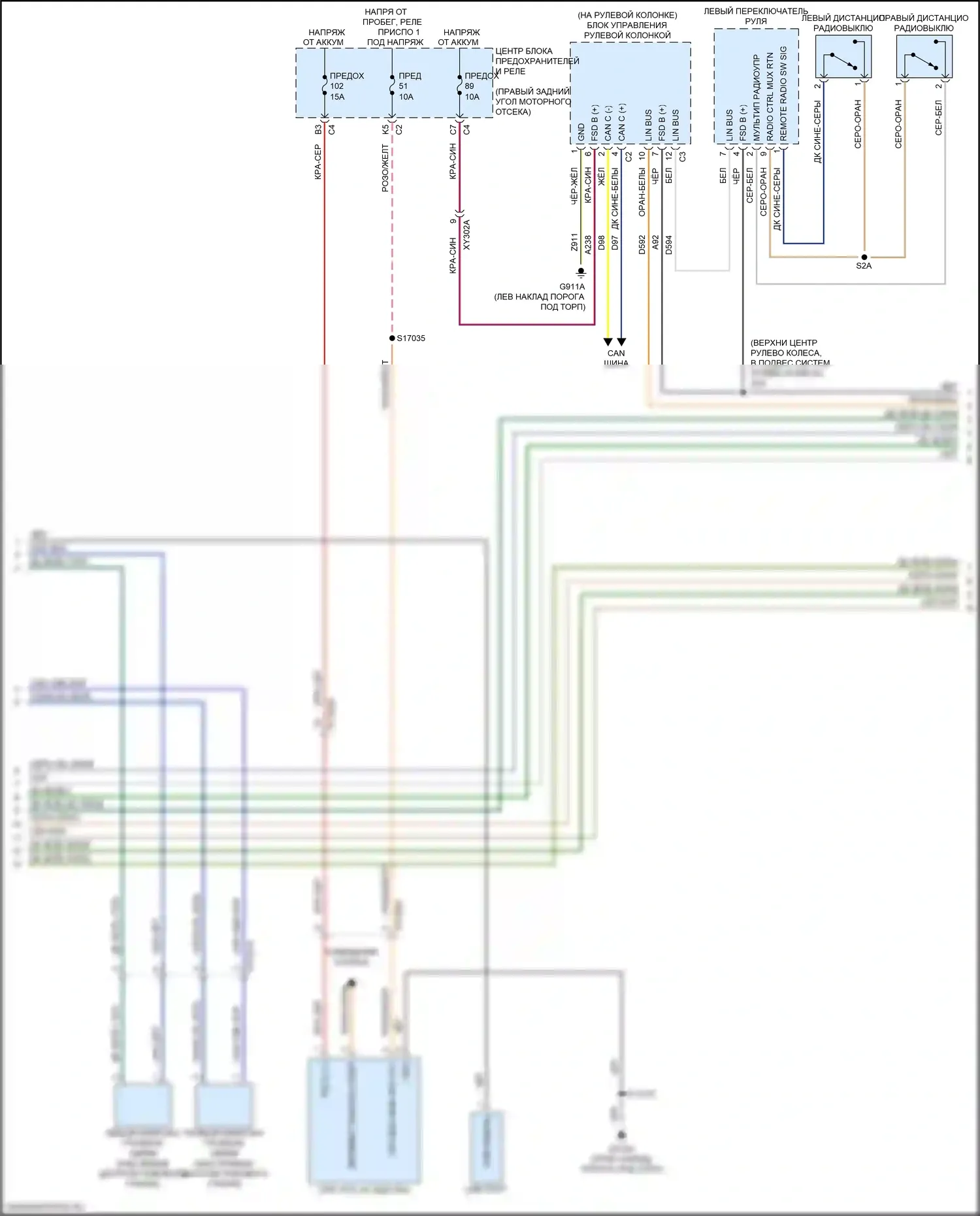 Gladiator Jeep JT (2019-2023): Электросхема навигации, премиум (2 из 3) 