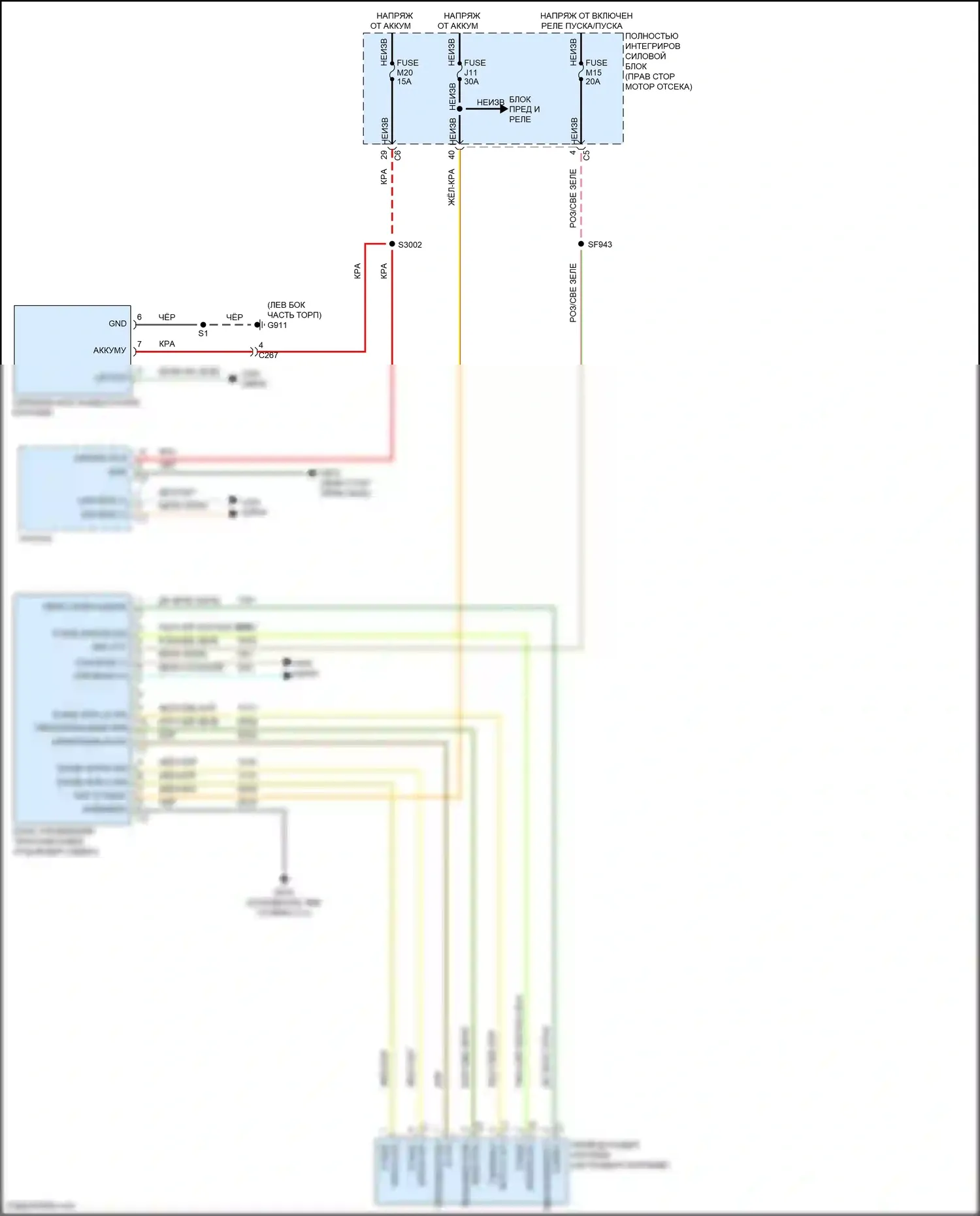 Grand Cherokee Jeep WK2 (2010-2013): 5.7l, 4wd электросхема 