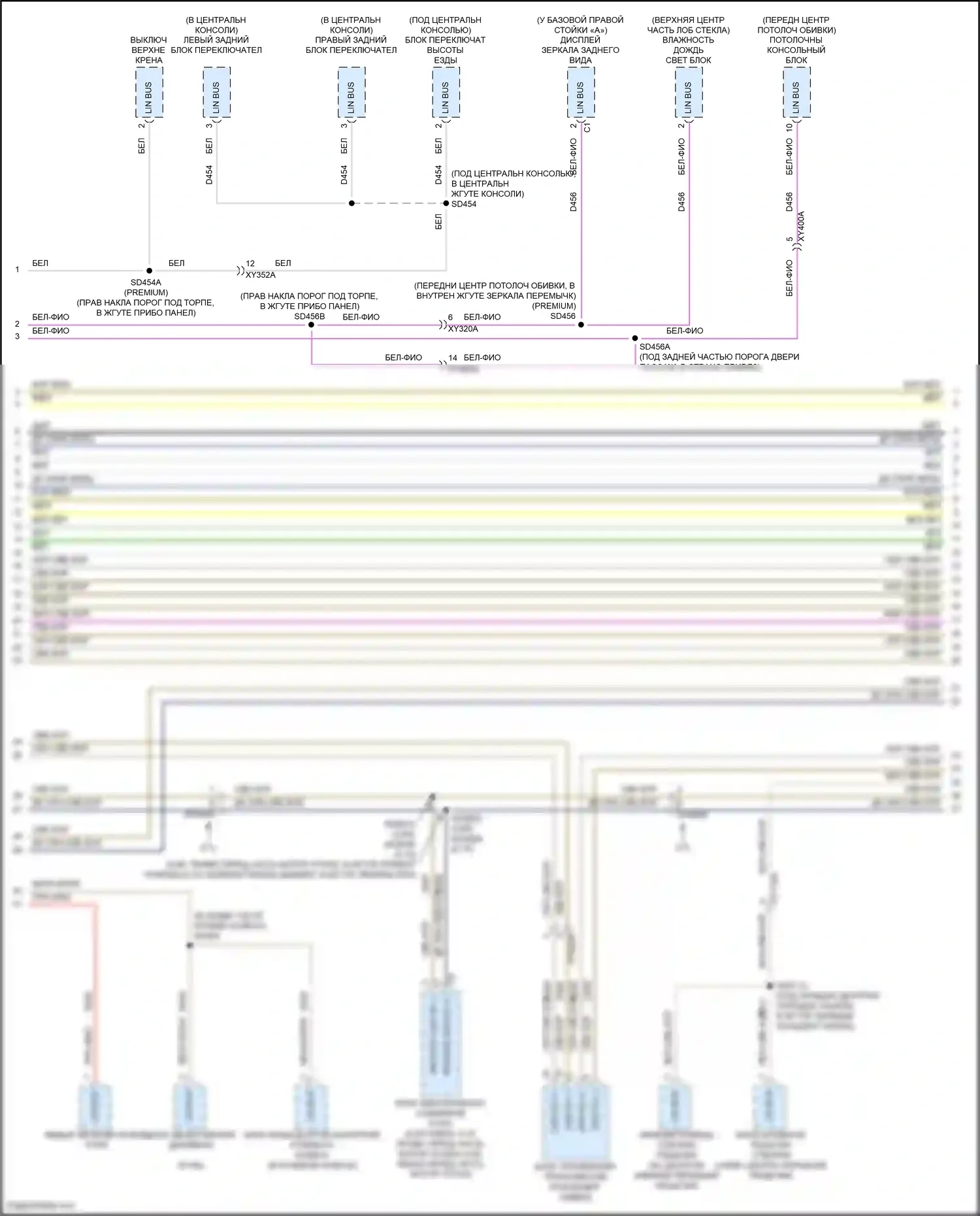 Grand Cherokee Jeep WL (2021-2024): Can шина электросхема (3 из 10) 