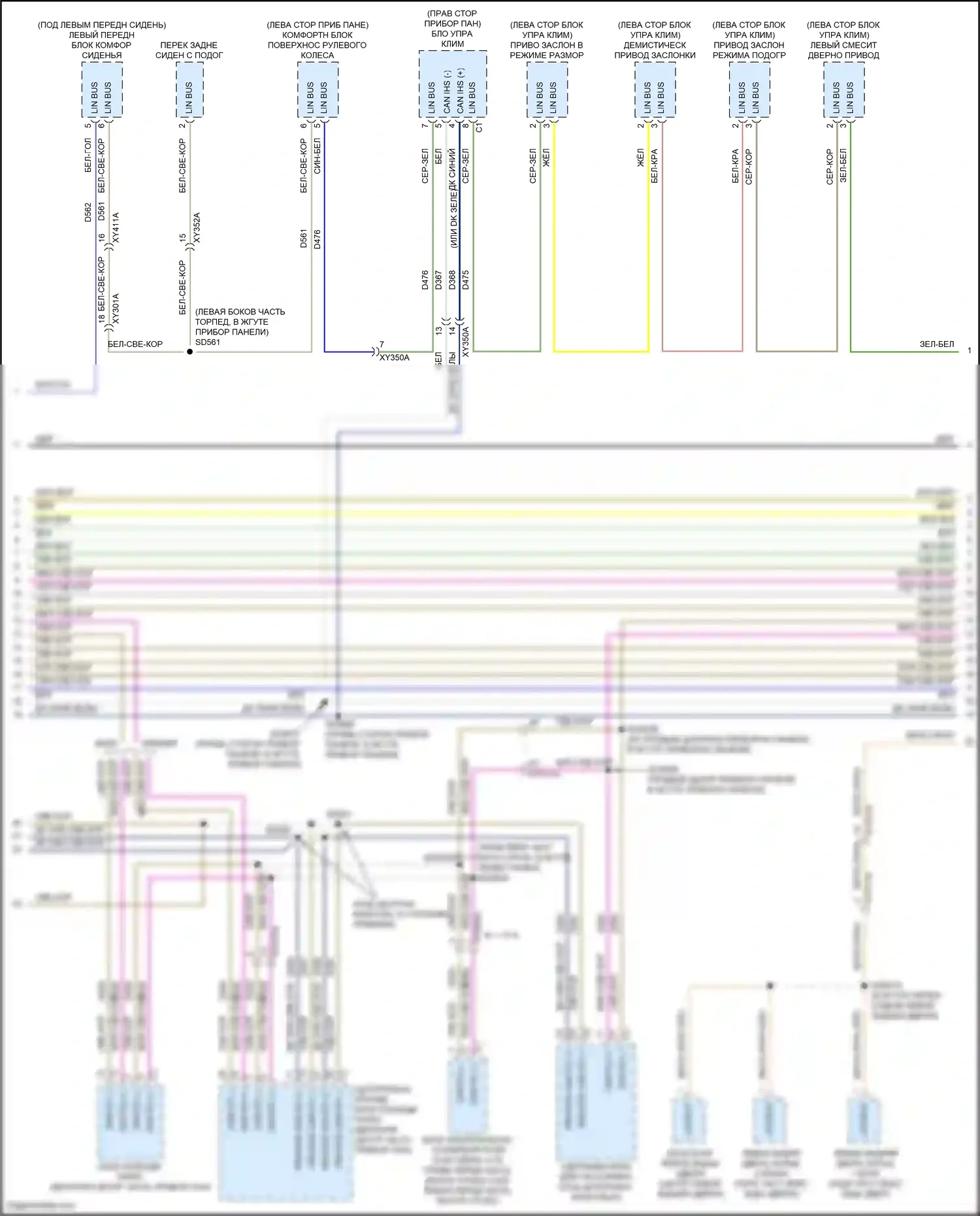 Grand Cherokee Jeep WL (2021-2024): Can шина электросхема (8 из 10) 
