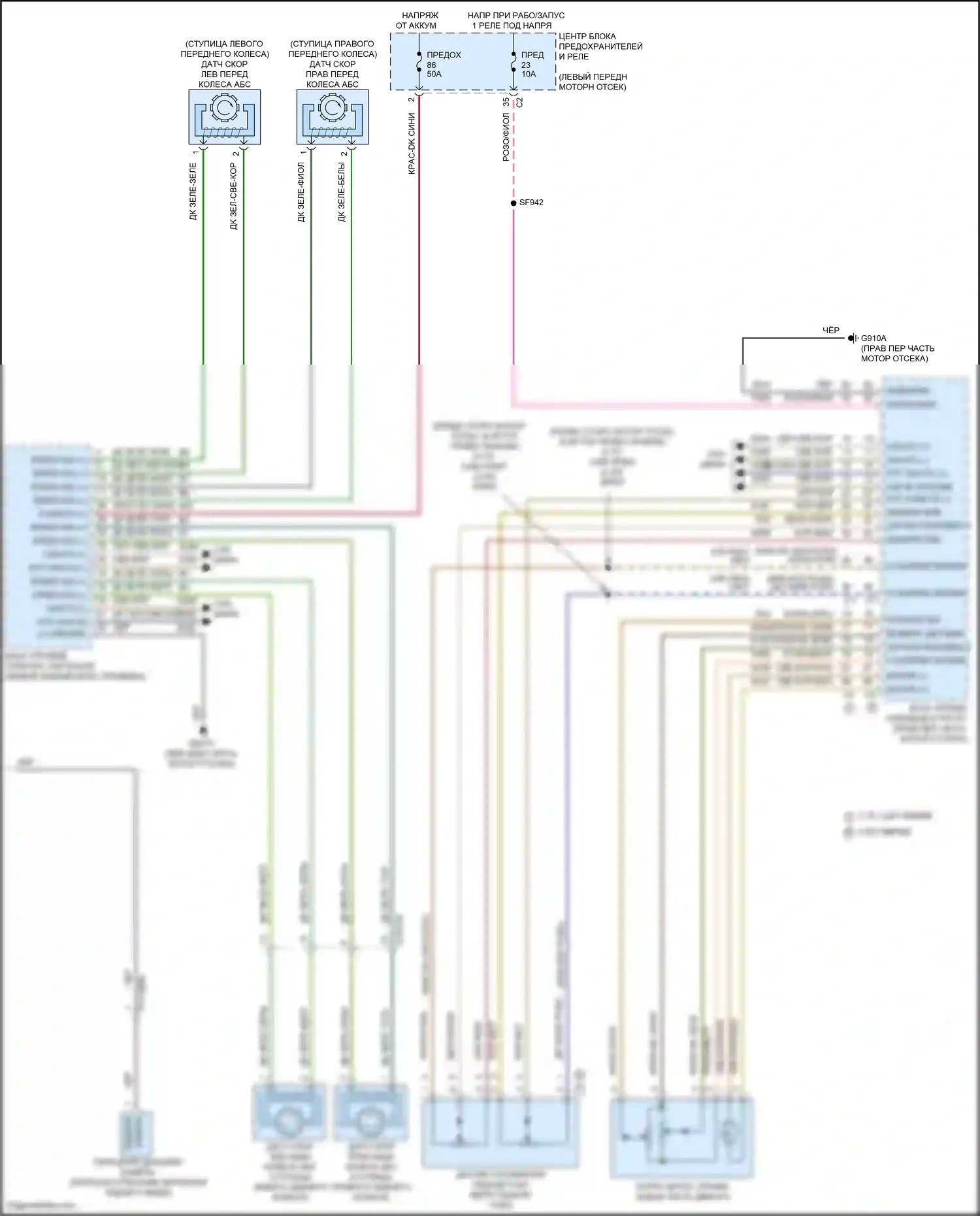 Grand Cherokee Jeep WL (2021-2024): Электросхема круиз-контроля (2 из 2) 