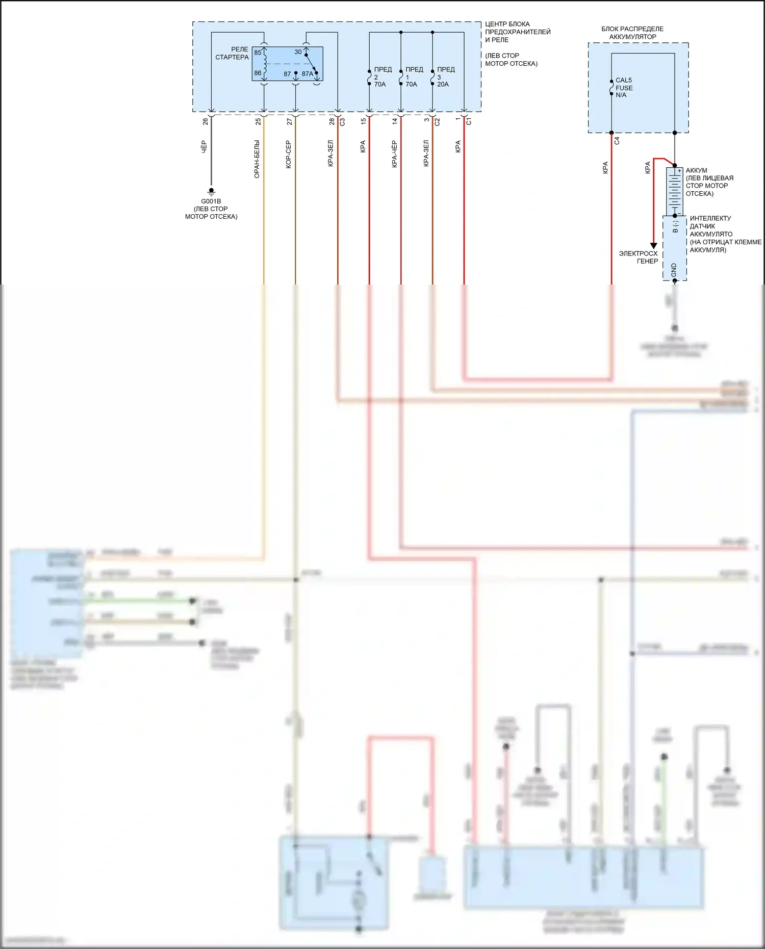 Renegade Jeep I рестайлинг (2018-2024): 1,3л турбо, электросхема стартера (1 из 2) 