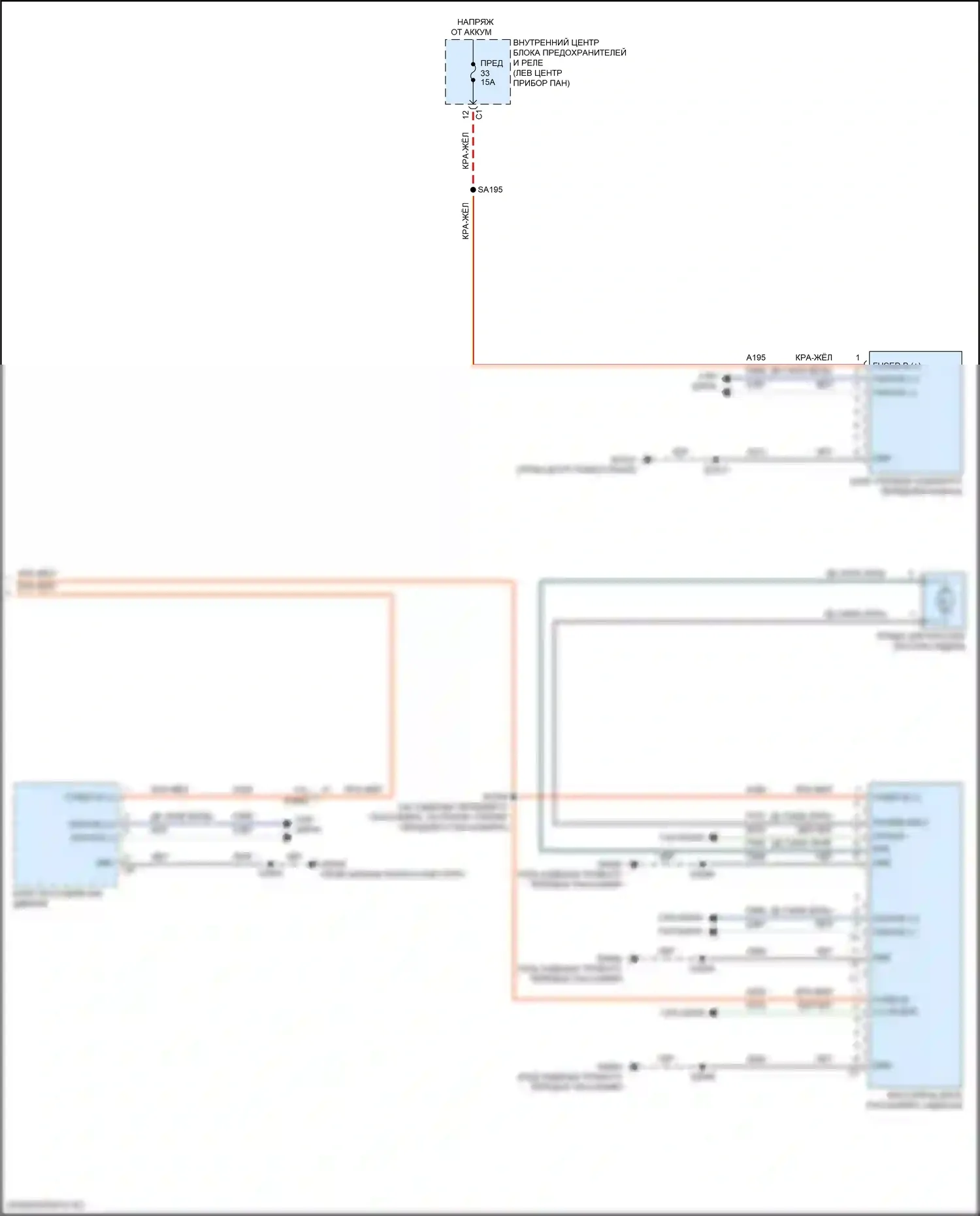 Wagoneer Jeep WS (2021-2024): Электросхема массажных сидений (2 из 2) 