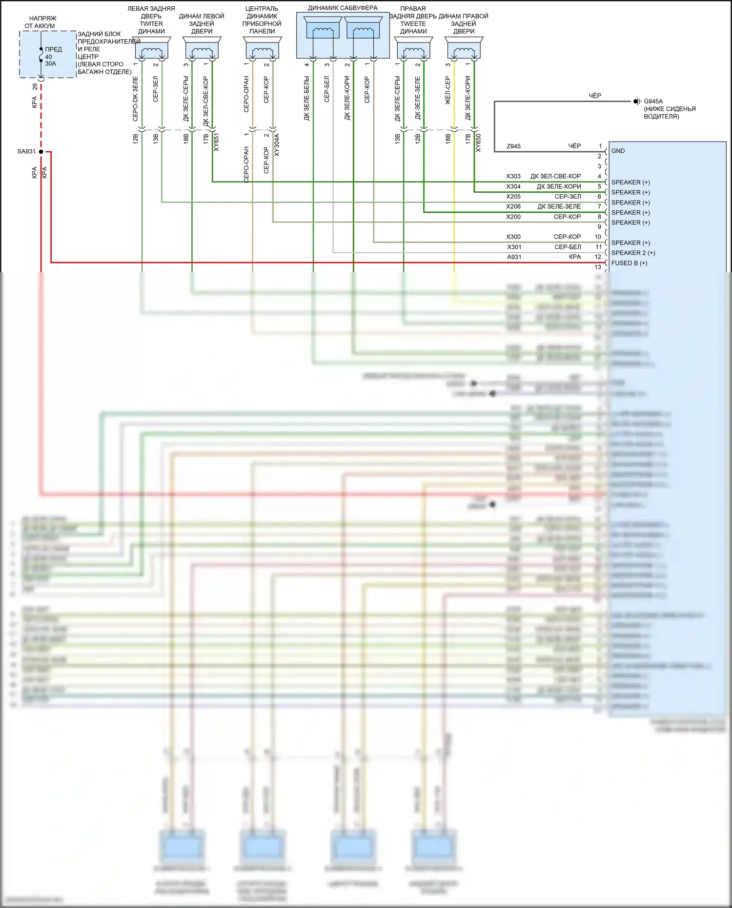 Wagoneer Jeep WS (2021-2024): Электросхема навигации, премиум 2 (5 из 5) 