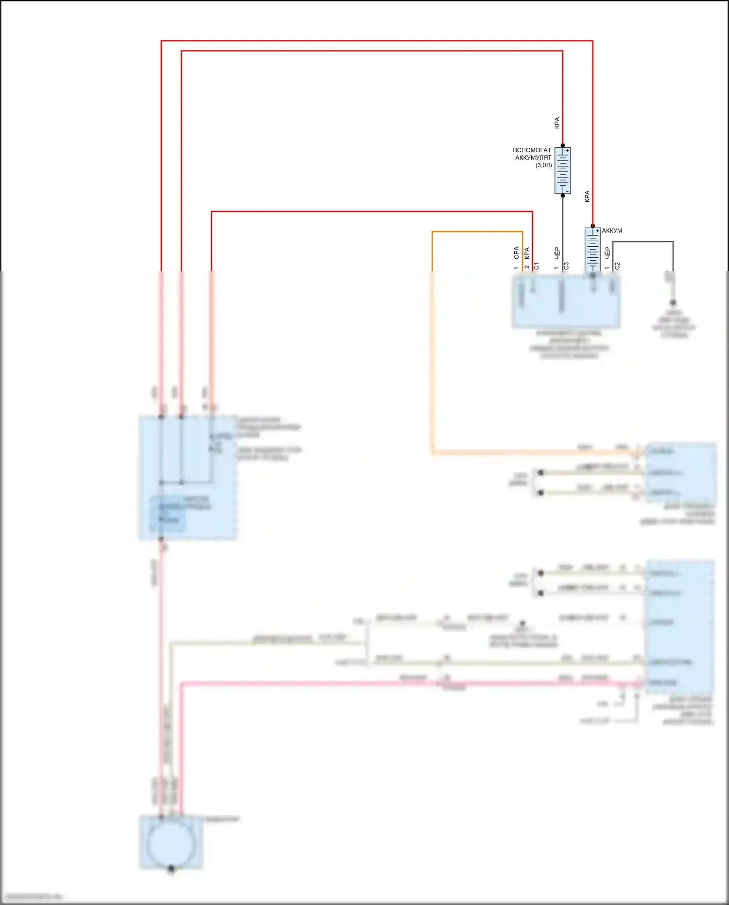 Wagoneer Jeep WS (2021-2024): Электросхема генератора 
