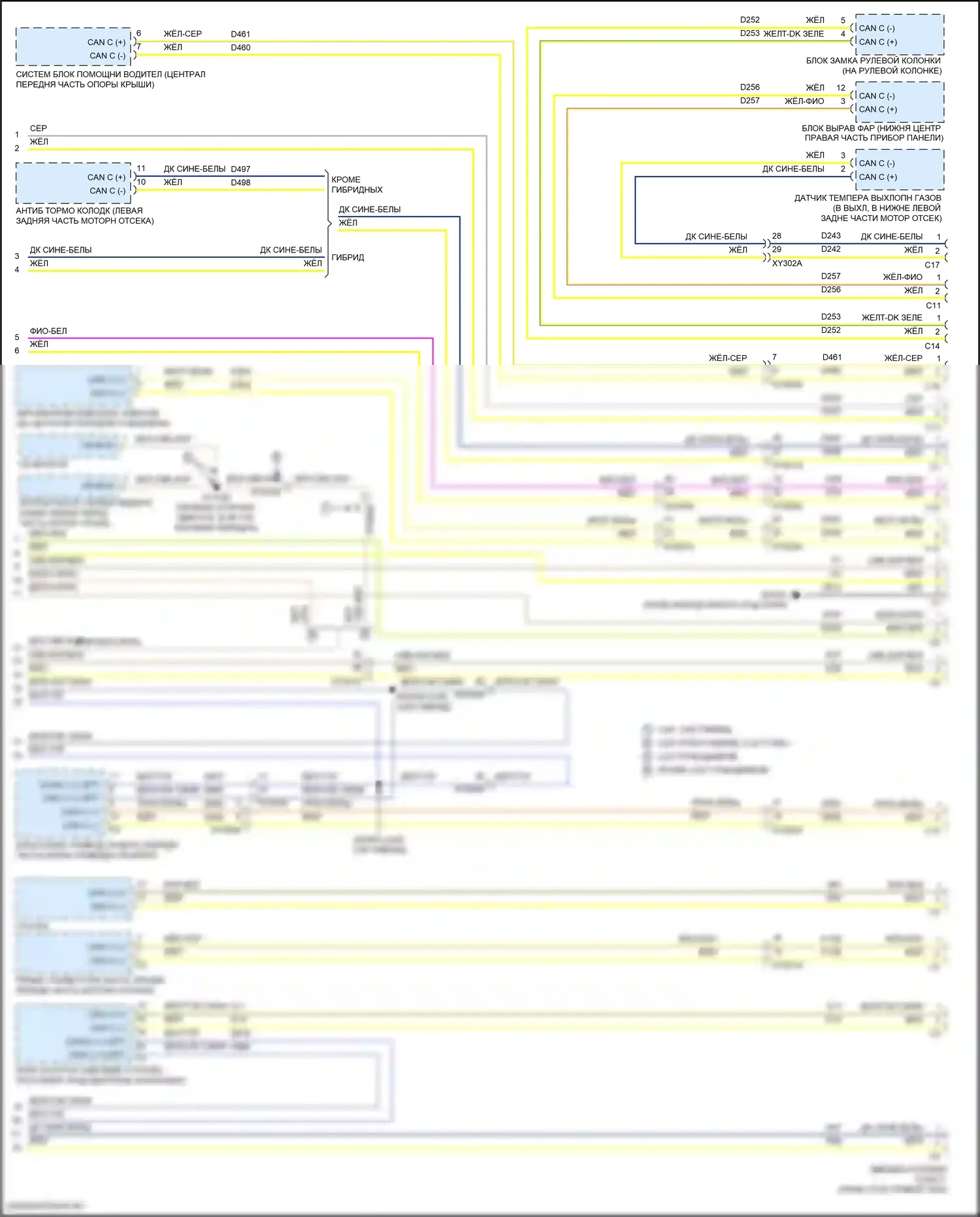 Wrangler Jeep IV (2018-2024): Can шина электросхема (6 из 6) 