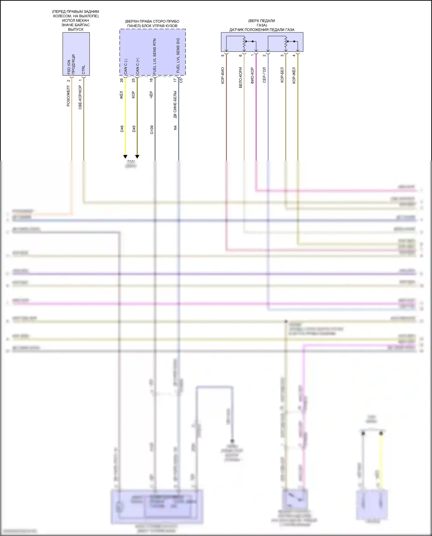 Wrangler Jeep IV (2018-2024): Электросхема двигателя 6.4l (2 из 6) 