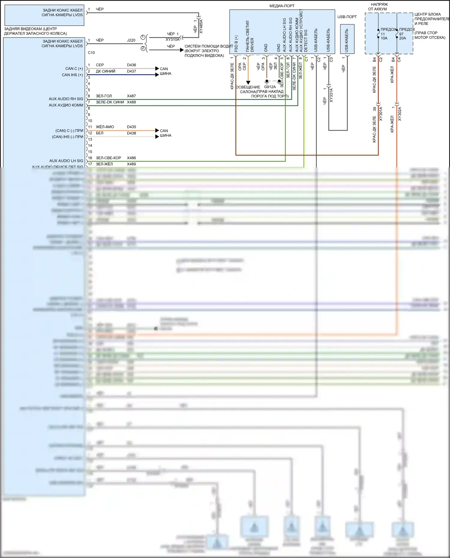 Wrangler Jeep IV (2018-2024): Электросхема навигации, премиум (1 из 3) 