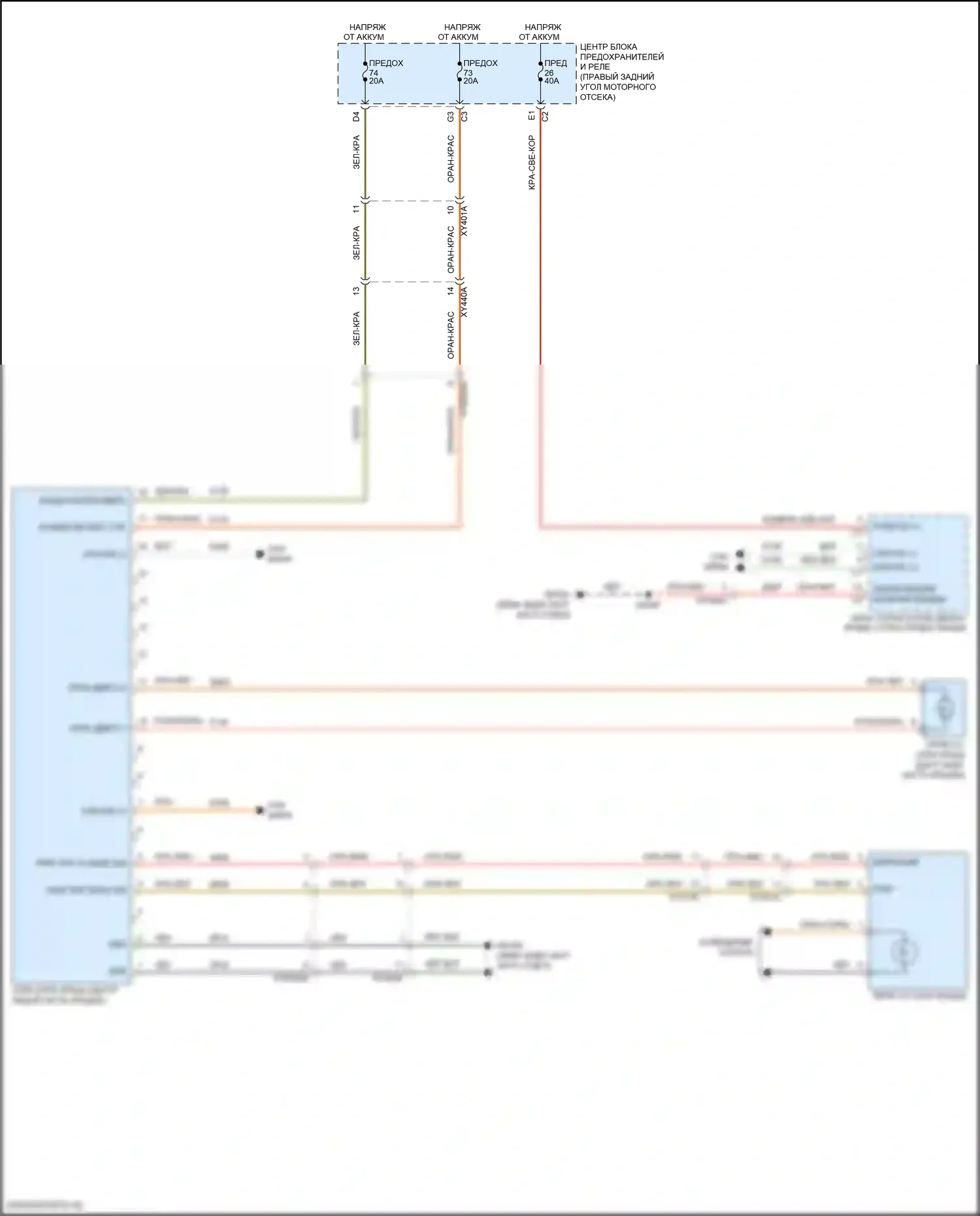 Wrangler Jeep IV (2018-2024): Электросхема складной крыши/люка 