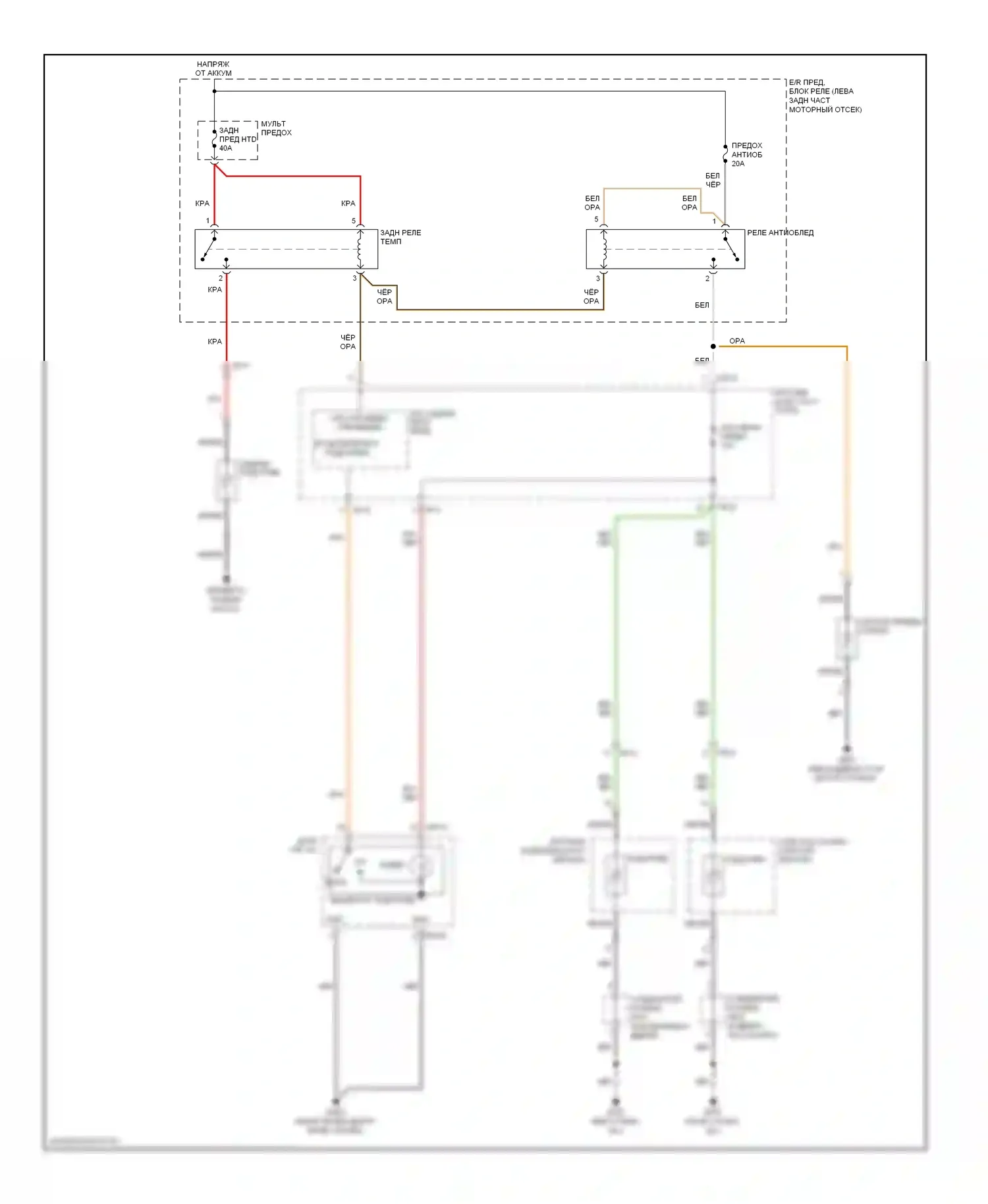 Cadenza Kia I рестайлинг (2013-2016): Размагничивает монтажную электросхему, без автоматического подогрева 