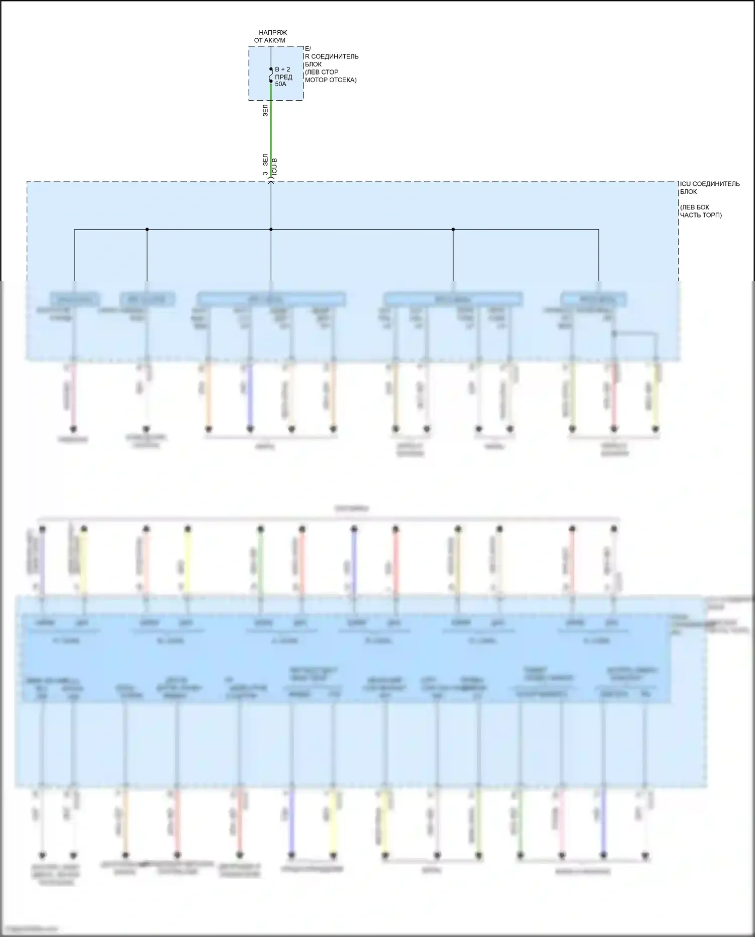 Carnival Kia IV рестайлинг (2023-2024): Электросхема блока управления ips (3 из 3) 