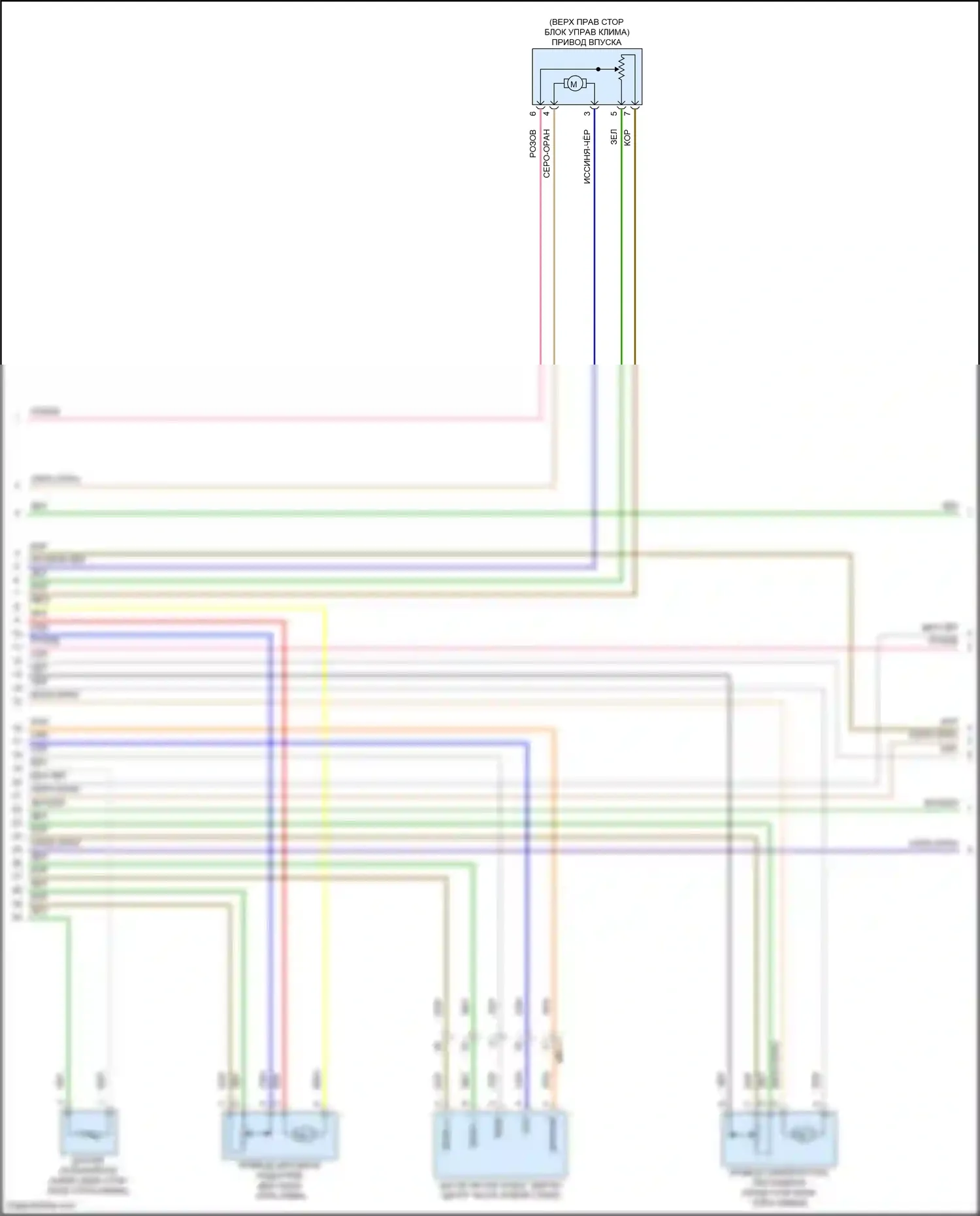 Carnival Kia IV рестайлинг (2023-2024): Электросхема климат контроля (3 из 5) 