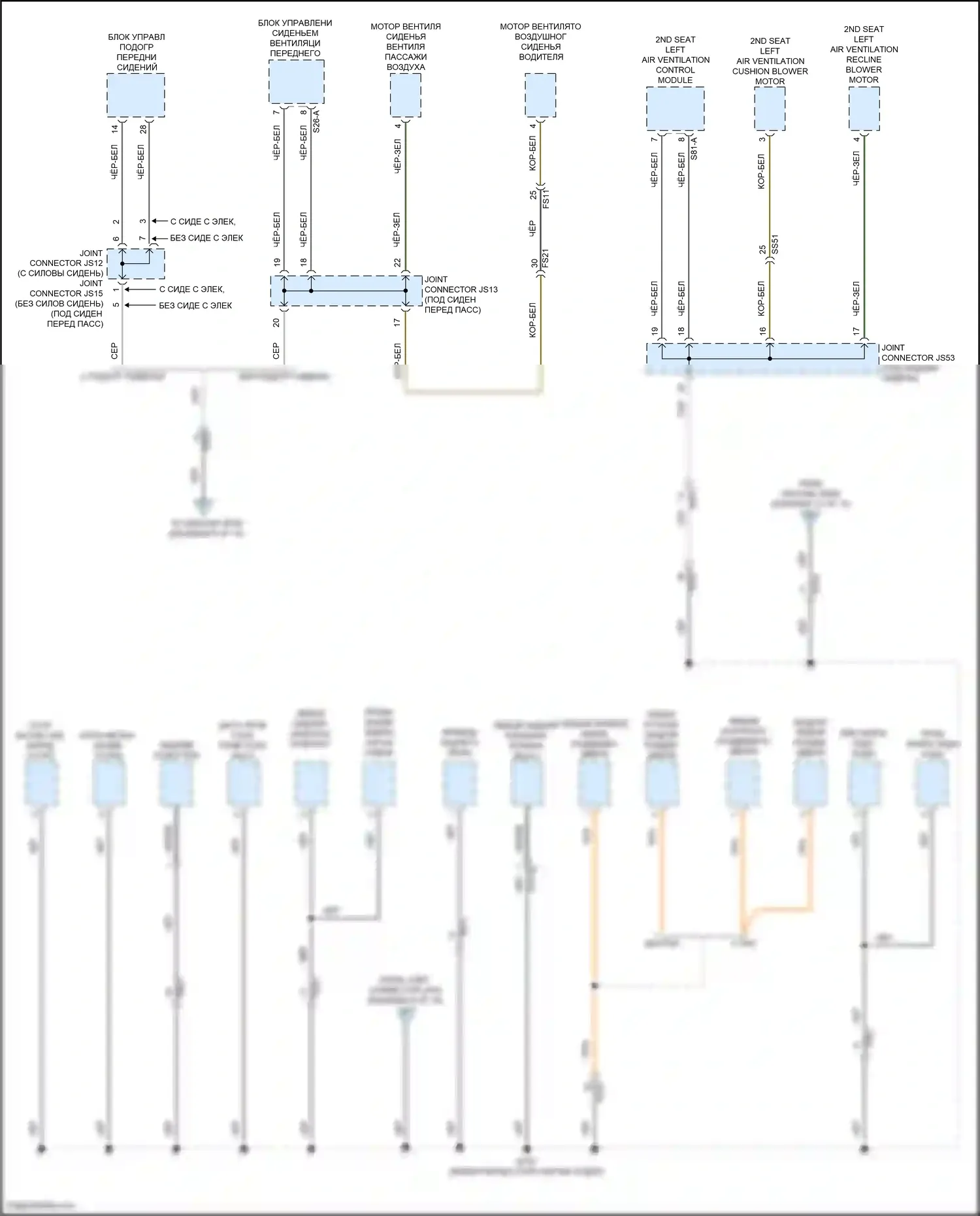 Carnival Kia IV рестайлинг (2023-2024): Электросхема распределения массы (7 из 10) 