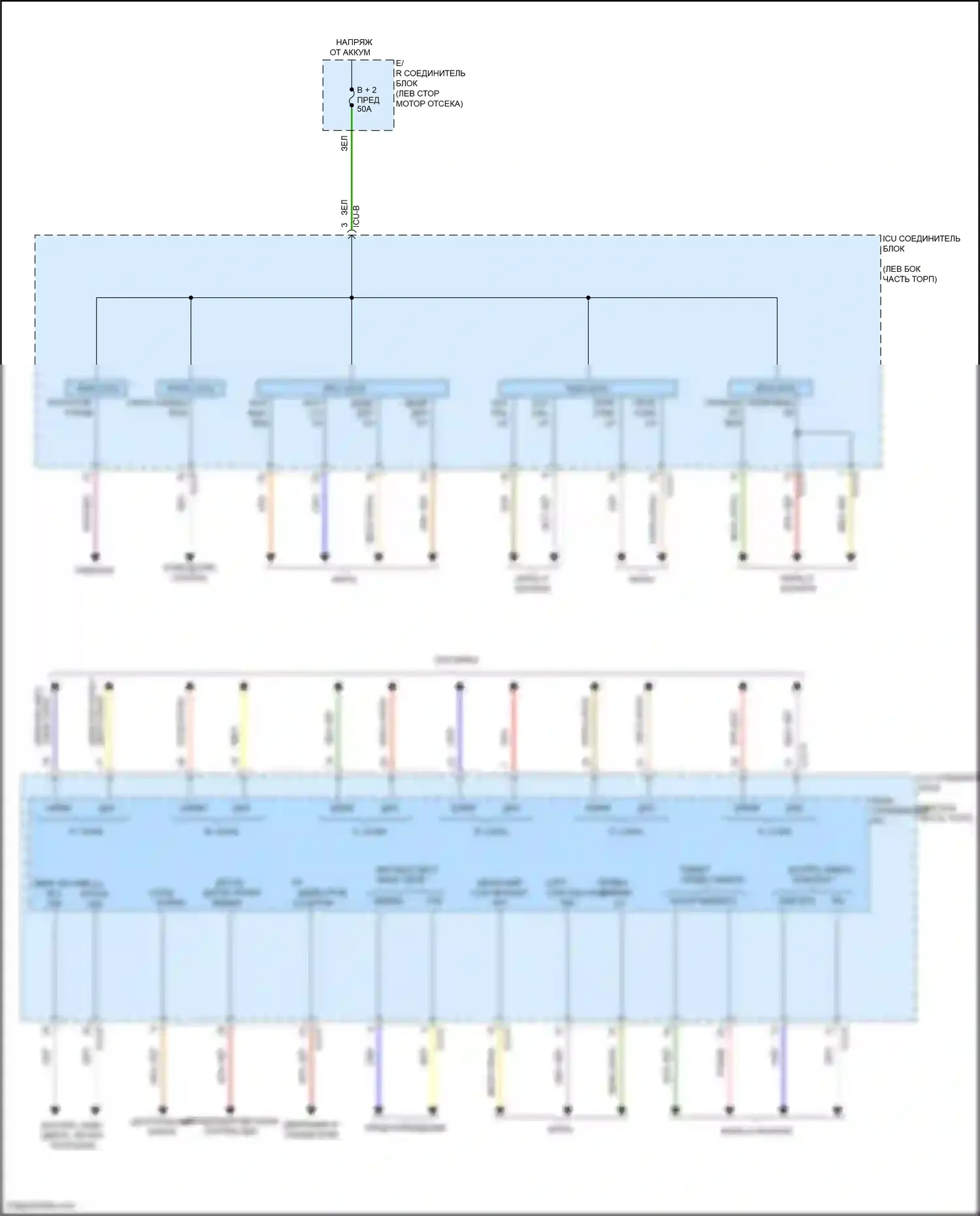 Carnival Kia IV (2020-2024): Электросхема блока управления ips (3 из 3) 