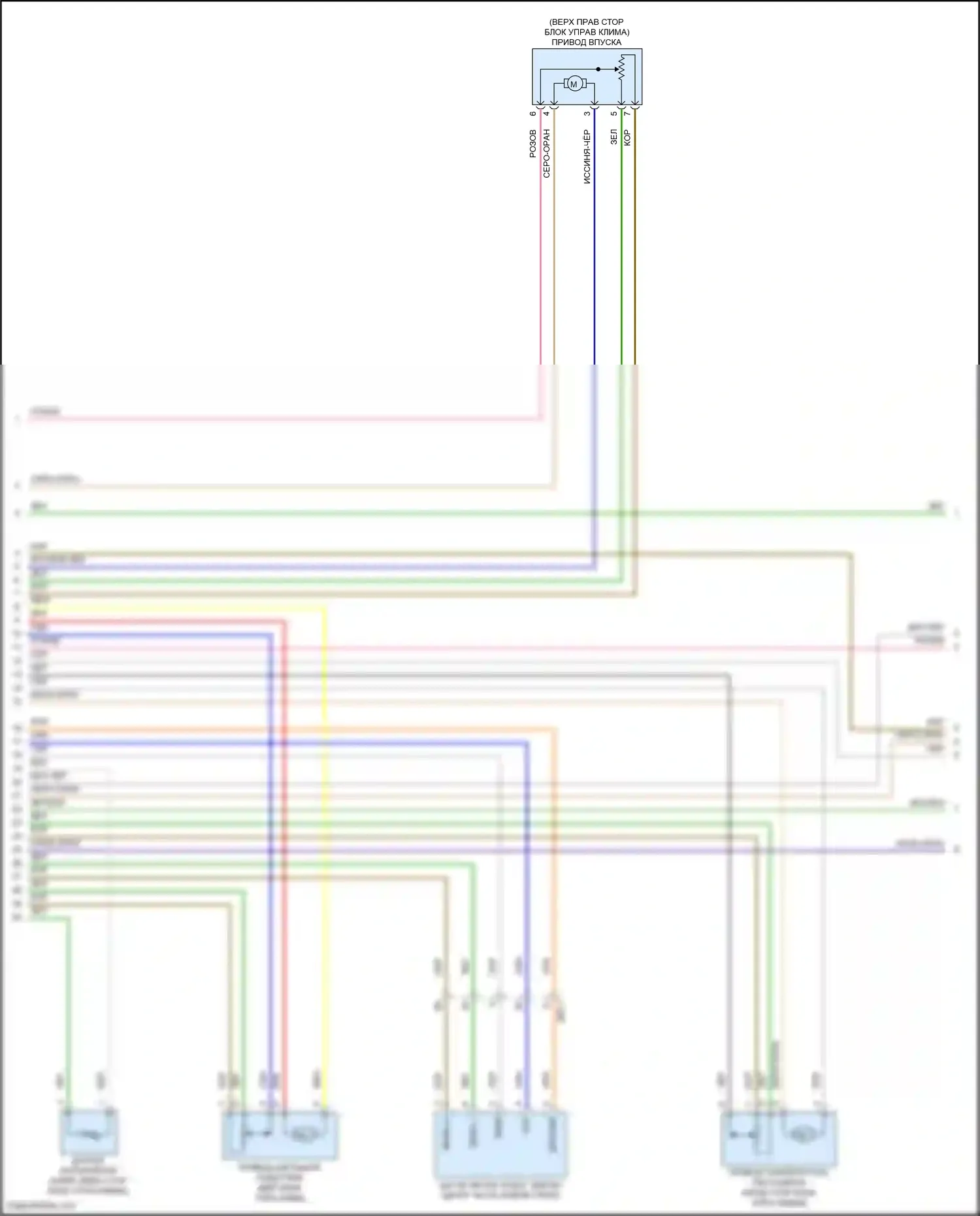 Carnival Kia IV (2020-2024): Электросхема климат контроля (3 из 5) 