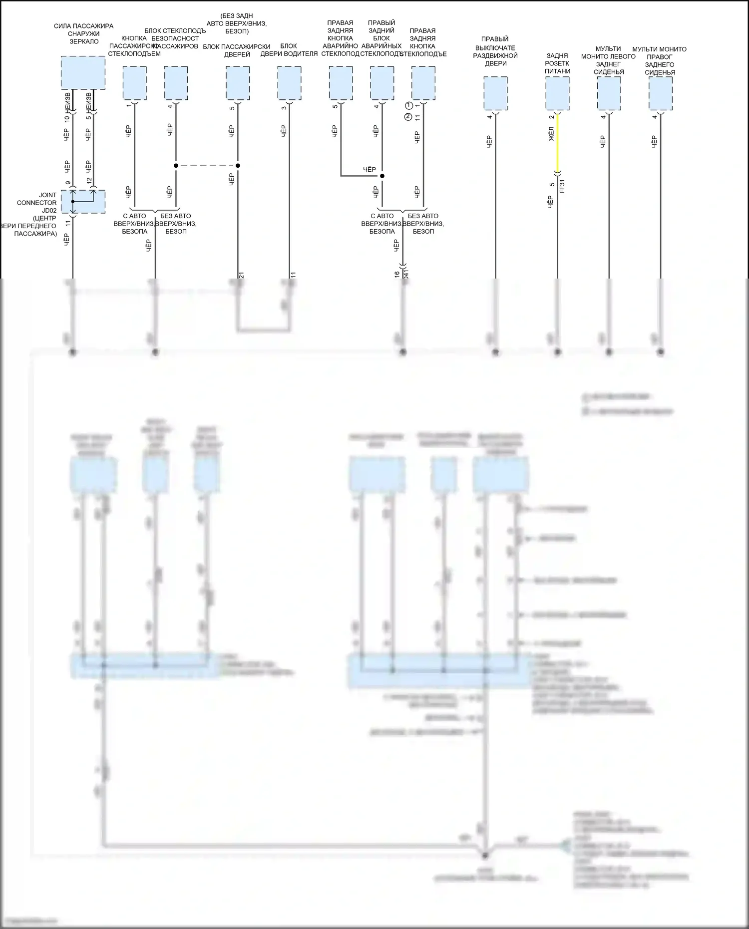 Carnival Kia IV (2020-2024): Электросхема распределения массы (6 из 10) 