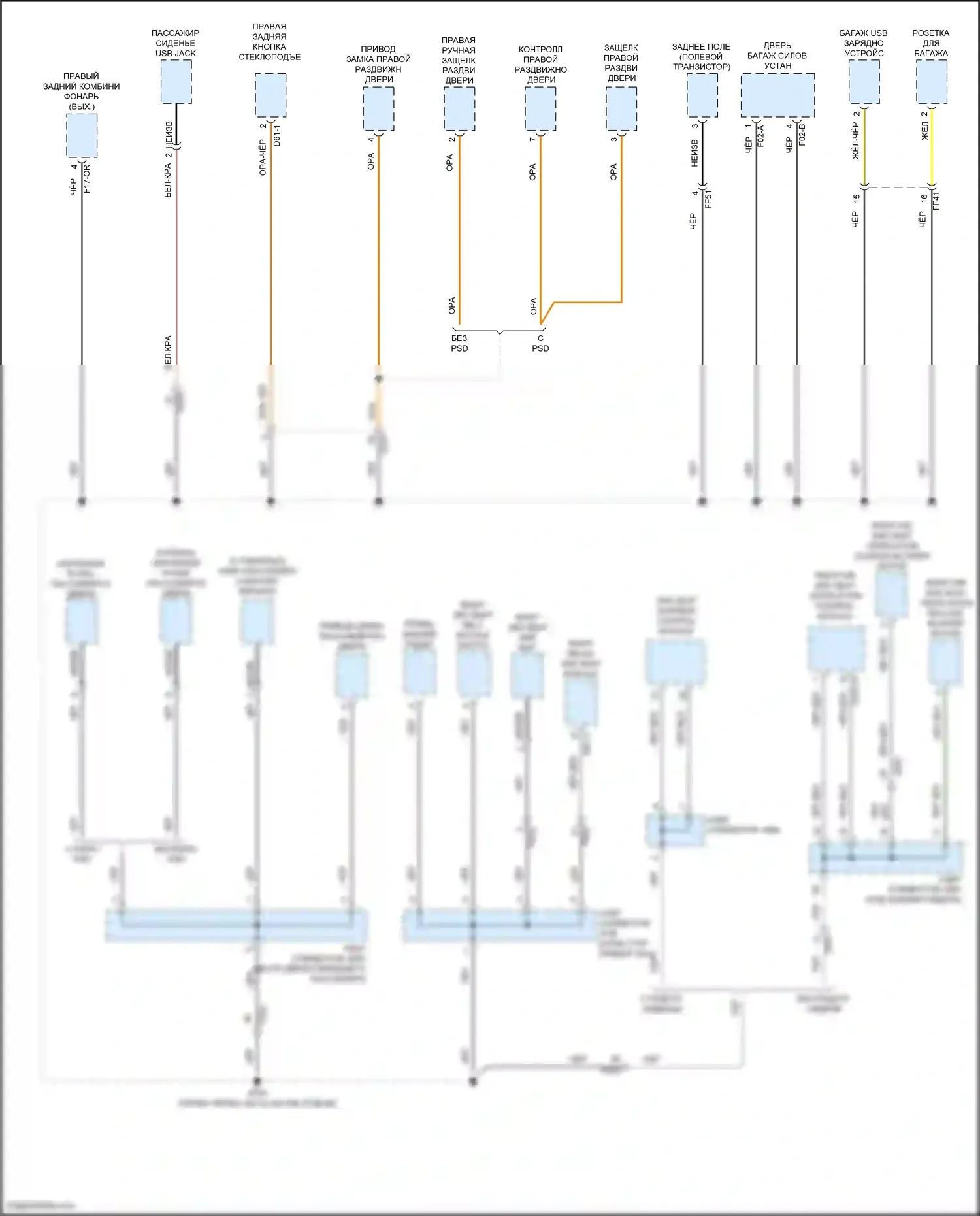 Carnival Kia IV (2020-2024): Электросхема распределения массы (9 из 10) 