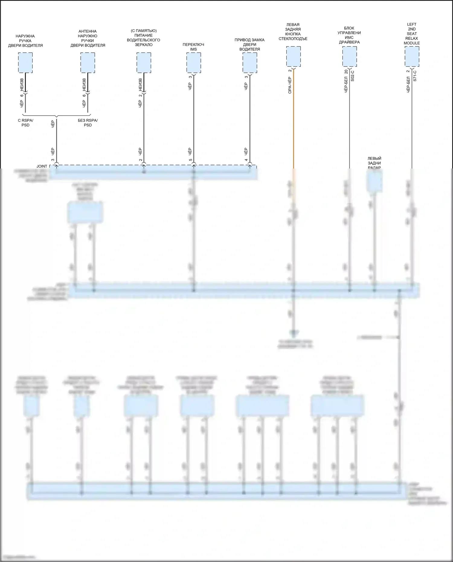 Carnival Kia IV (2020-2024): Электросхема разводки массы (8 из 10) 