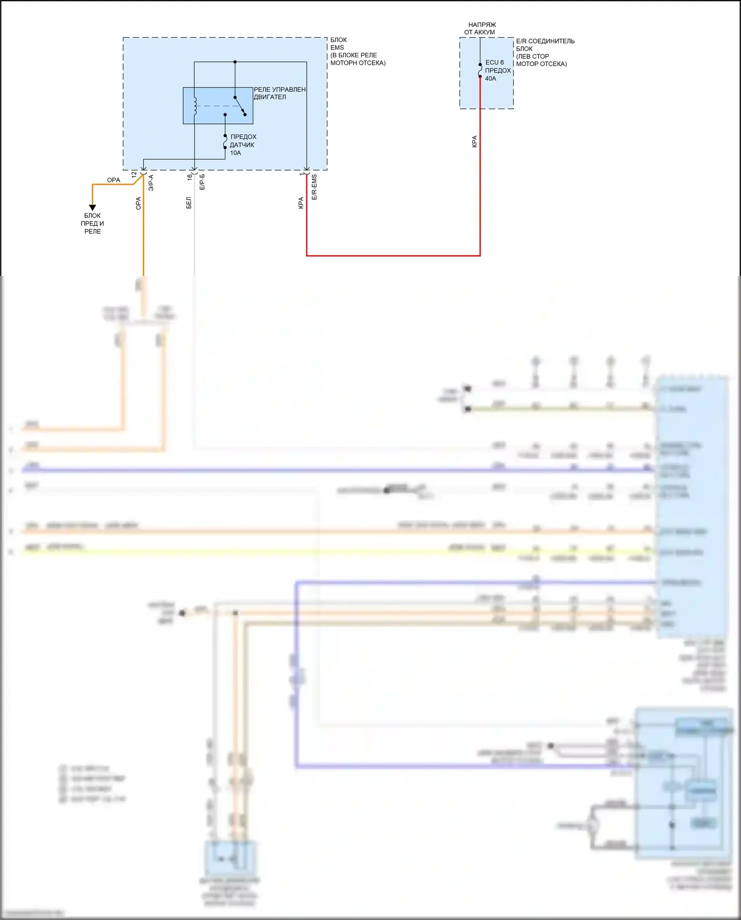 Cerato Kia III рестайлинг (2016-2021): Электросхема климат контроля (3 из 3) 