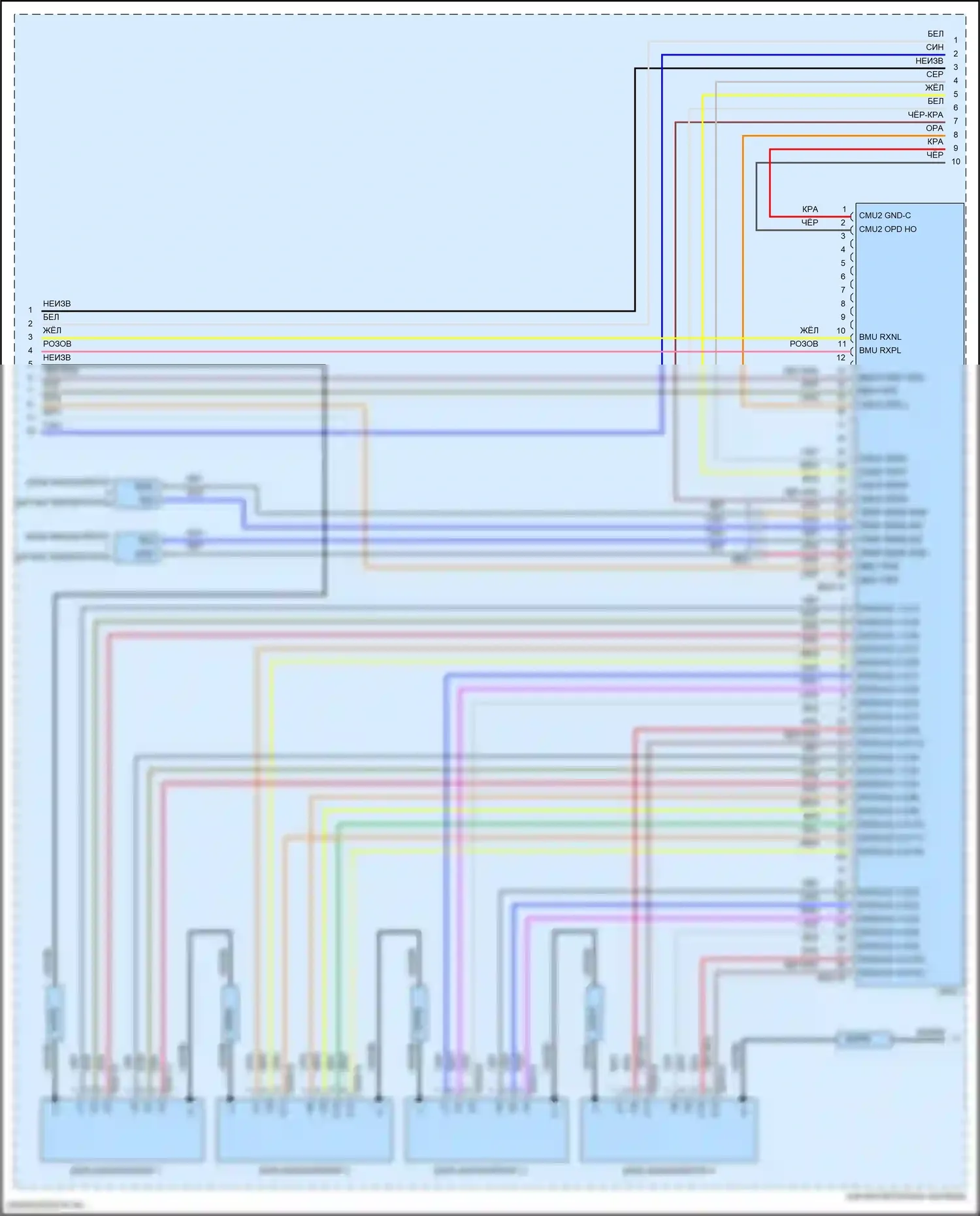 EV6 Kia I (2021-2024): Электросхема электрическая двигателя, стандартная (4 из 19) 