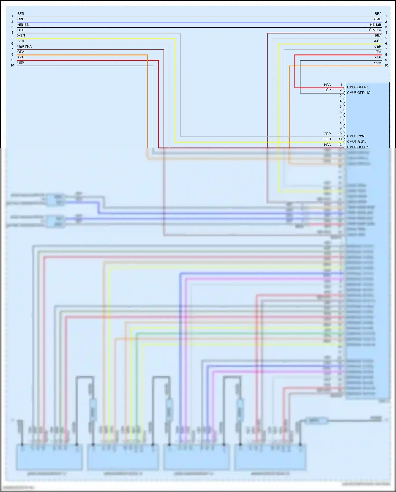 EV6 Kia I (2021-2024): Электросхема электрическая двигателя, стандартная (7 из 19) 