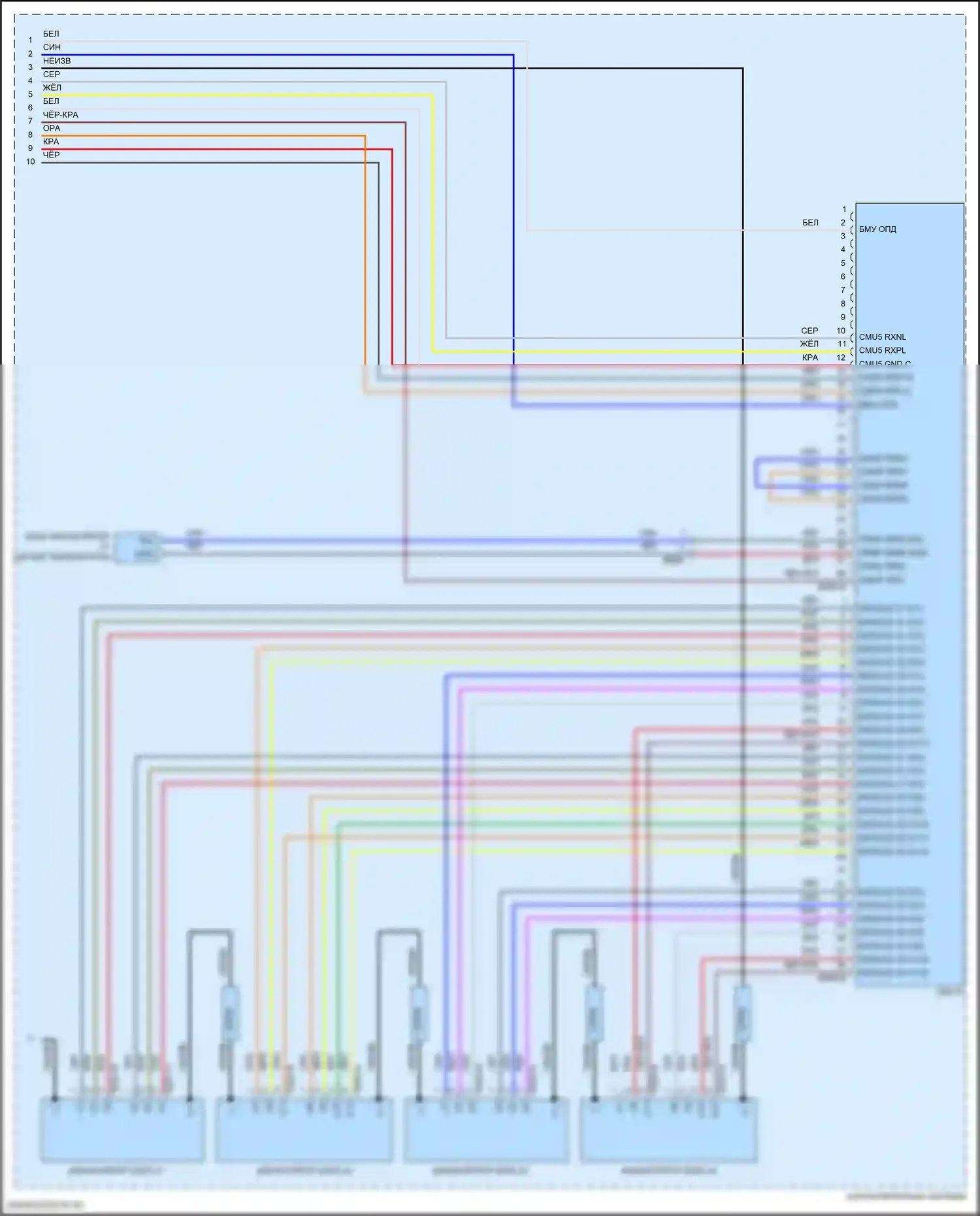 EV6 Kia I (2021-2024): Электросхема электрическая двигателя, стандартная (9 из 19) 