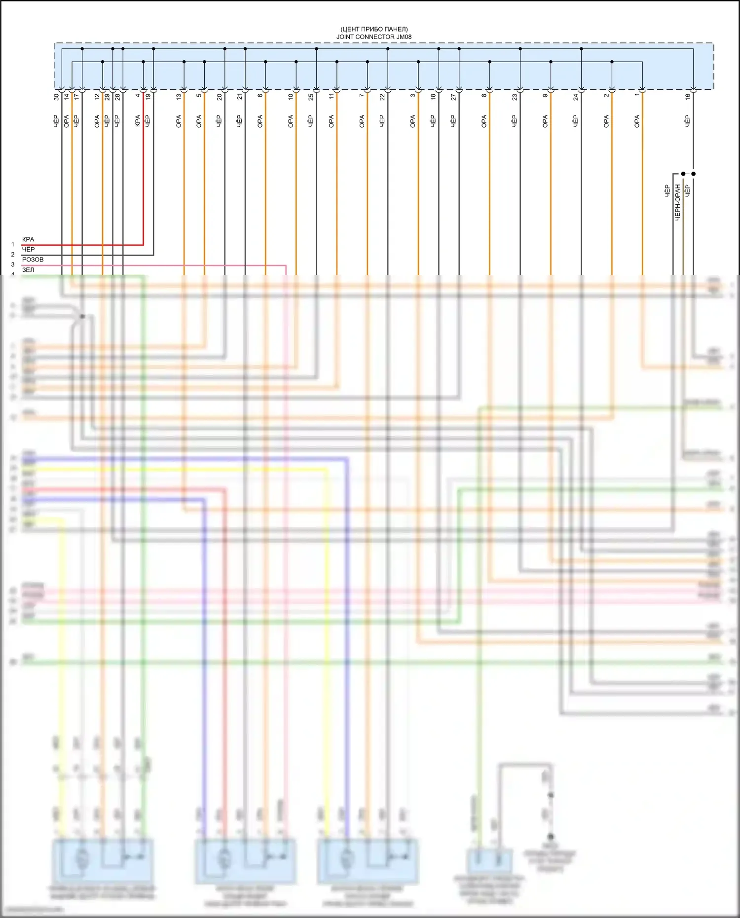 EV6 Kia I (2021-2024): Электросхема климат контроля (2 из 7) 