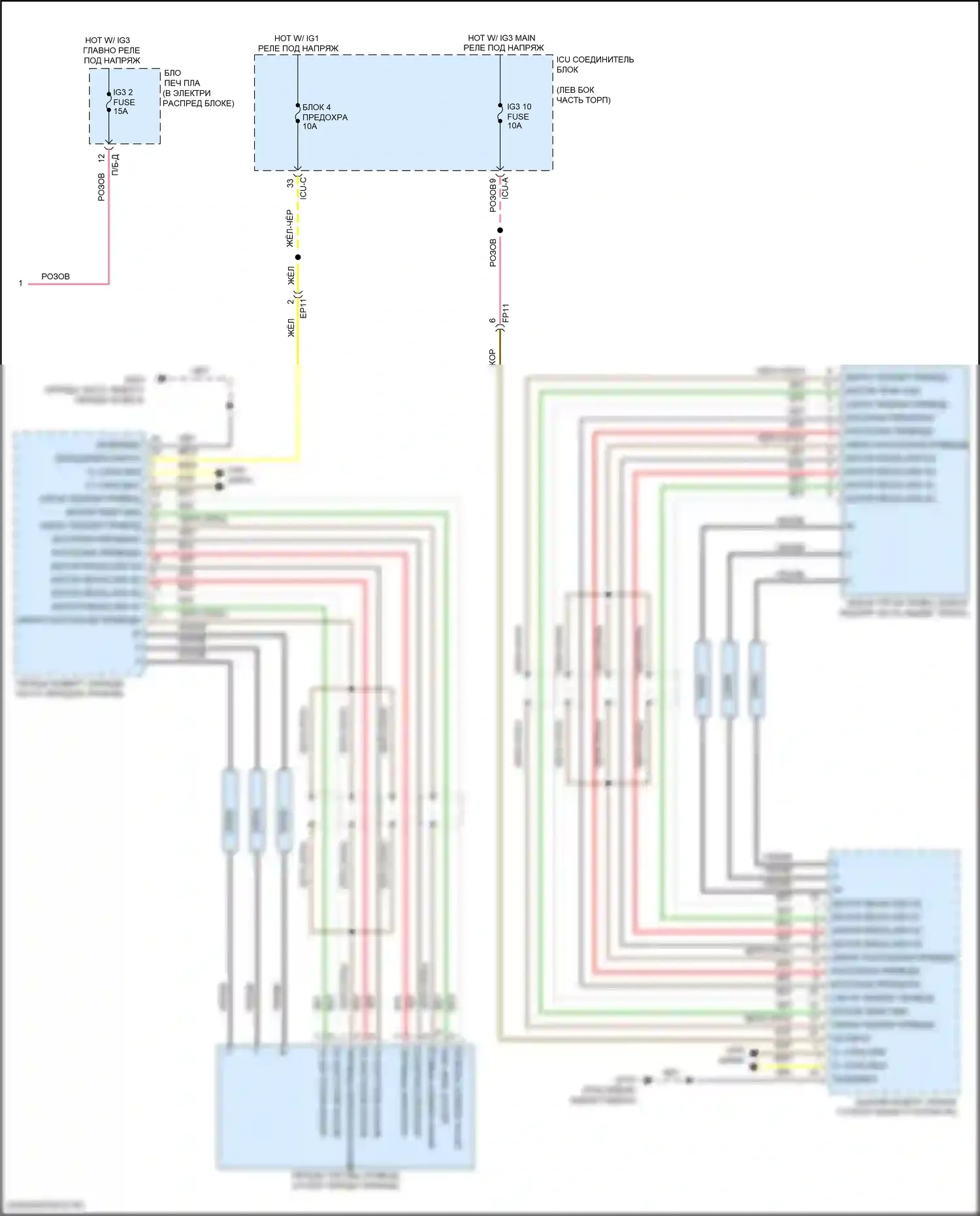 EV6 Kia I (2021-2024): Электросхема коробки передач (3 из 3) 