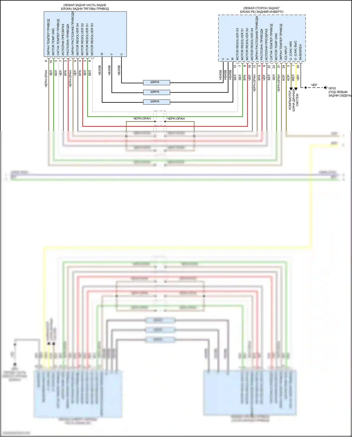 EV6 Kia I (2021-2024): Электросхема круиз-контроля (2 из 3) 