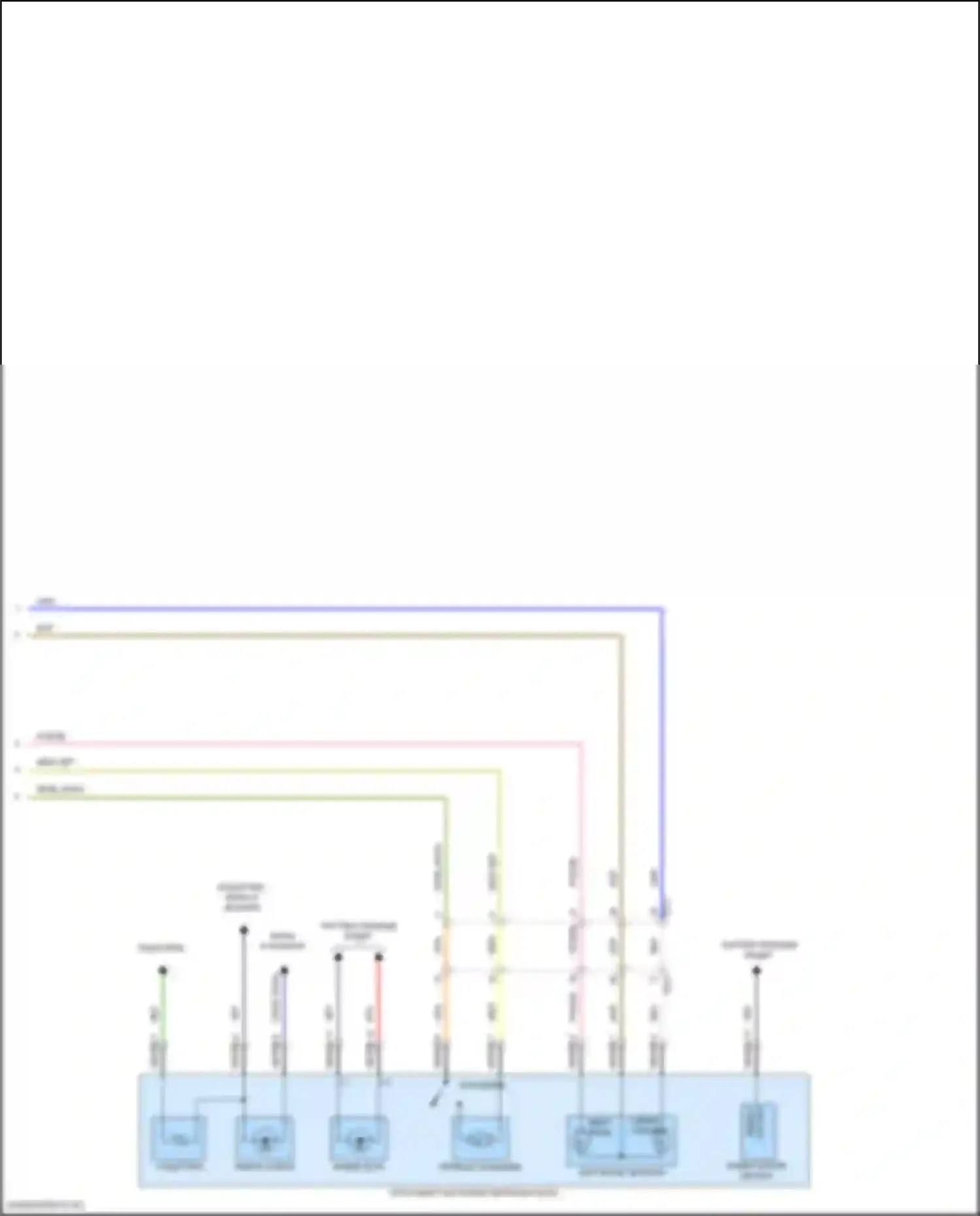EV6 Kia I (2021-2024): Электросхема зеркала питания (2 из 2) 