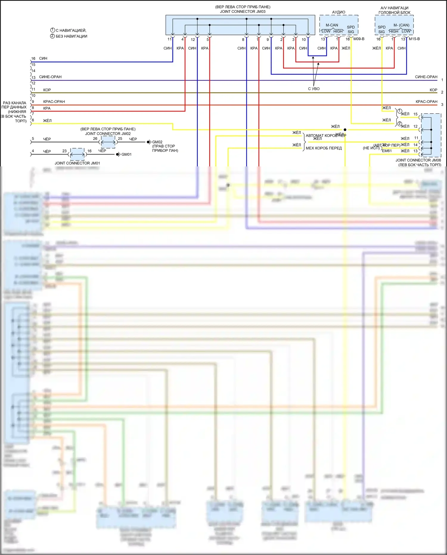 Forte Kia II (2013-2016): Can шина электросхема (1 из 3) 