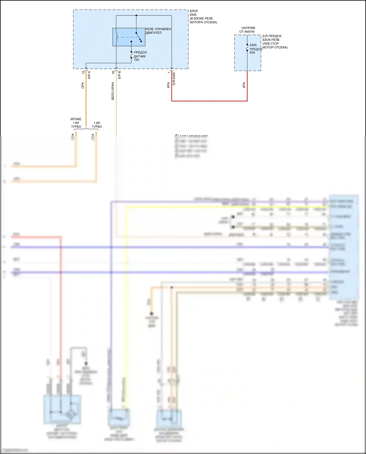 Forte Kia II (2013-2016): Электросхема климат контроля (3 из 3) 