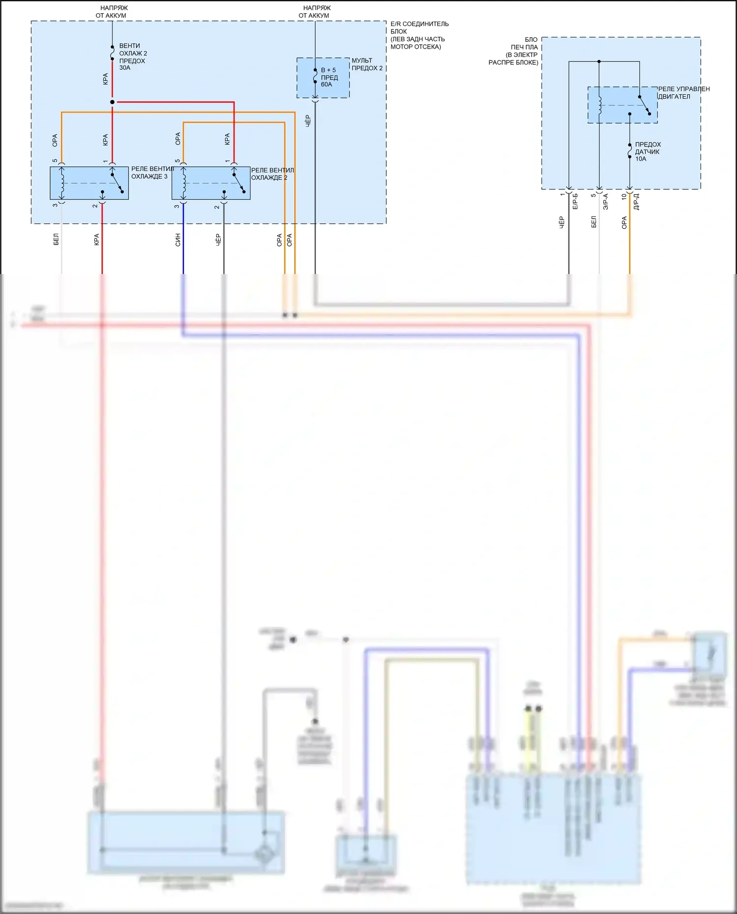 Forte Kia III рестайлинг (2021-2024): 2.0л, электросхема ручного кондиционера (4 из 4) 