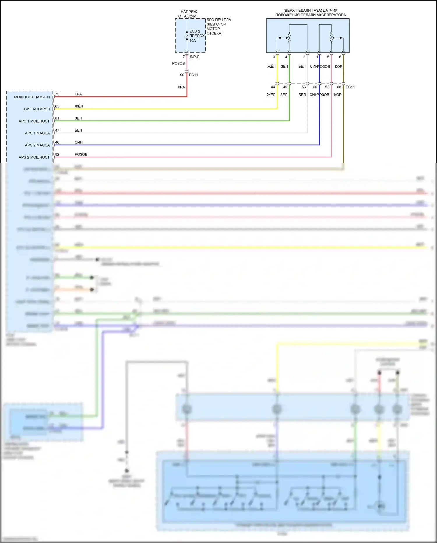 K5 Kia II (2015-2020): Электросхема круиз-контроля, гибридная (1 из 3) 