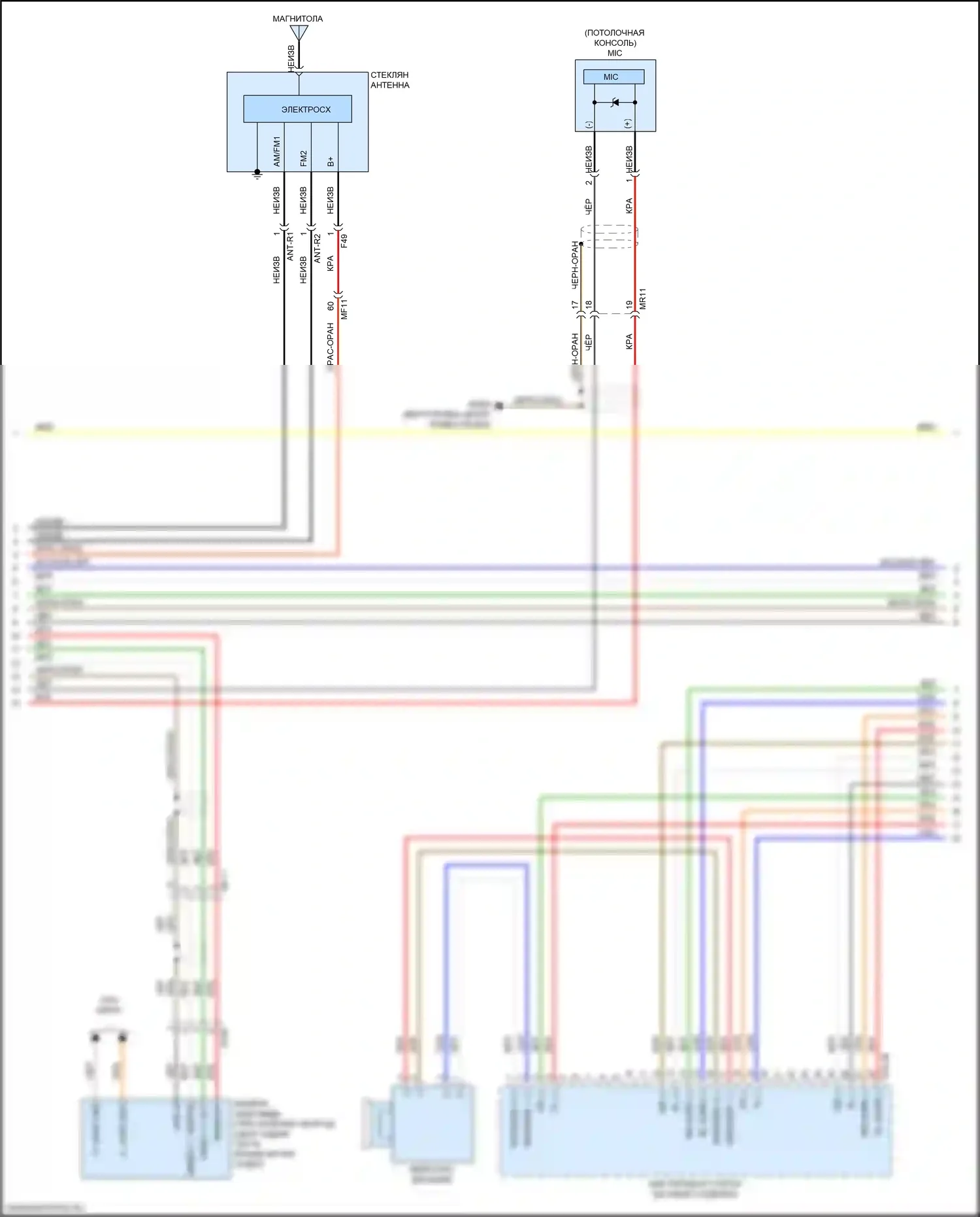 K5 Kia II (2015-2020): Электросхема навигации, гибрид и подключаемый гибрид (3 из 4) 