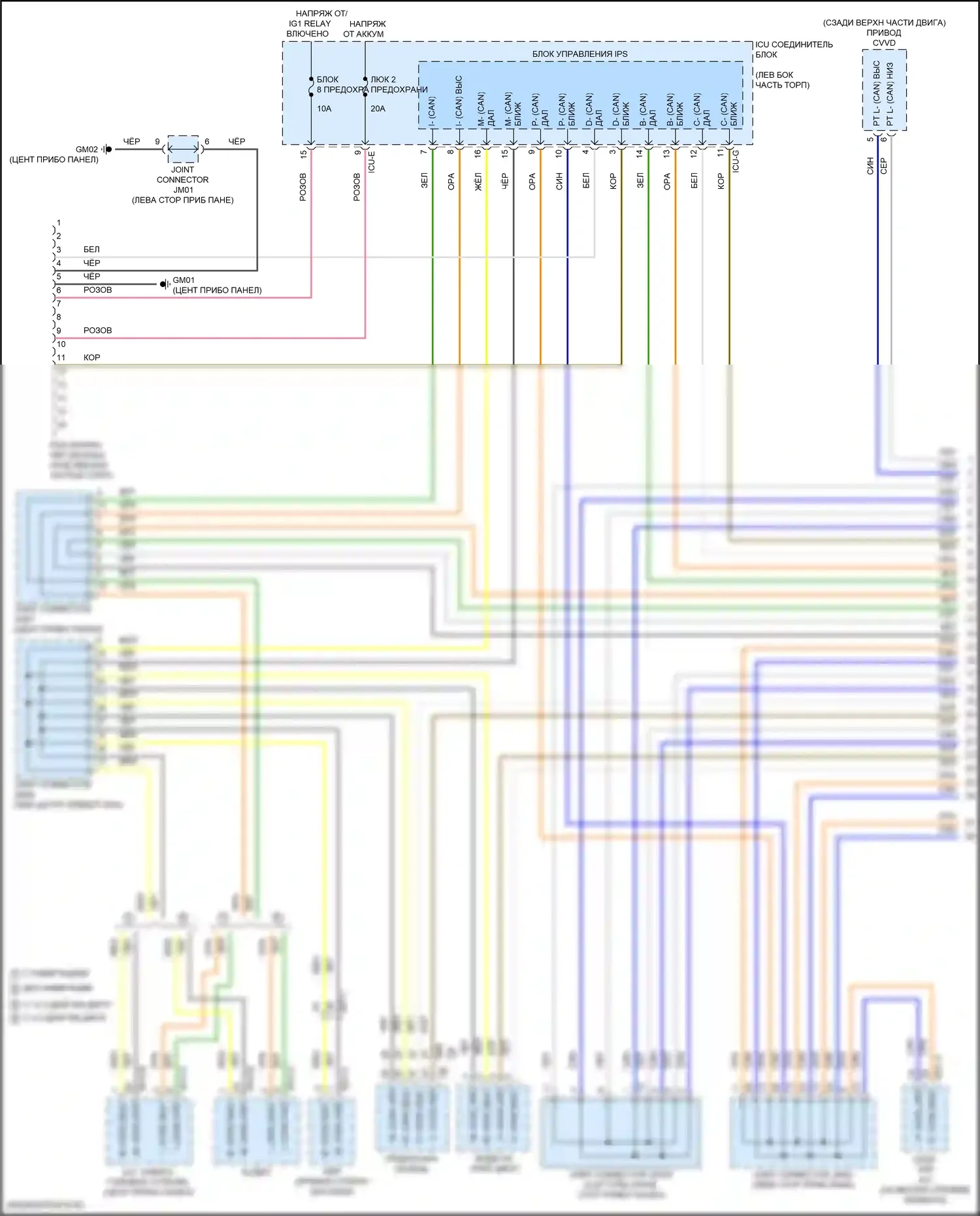 K5 Kia III рестайлинг (2023-2024): Can шина электросхема (1 из 5) 